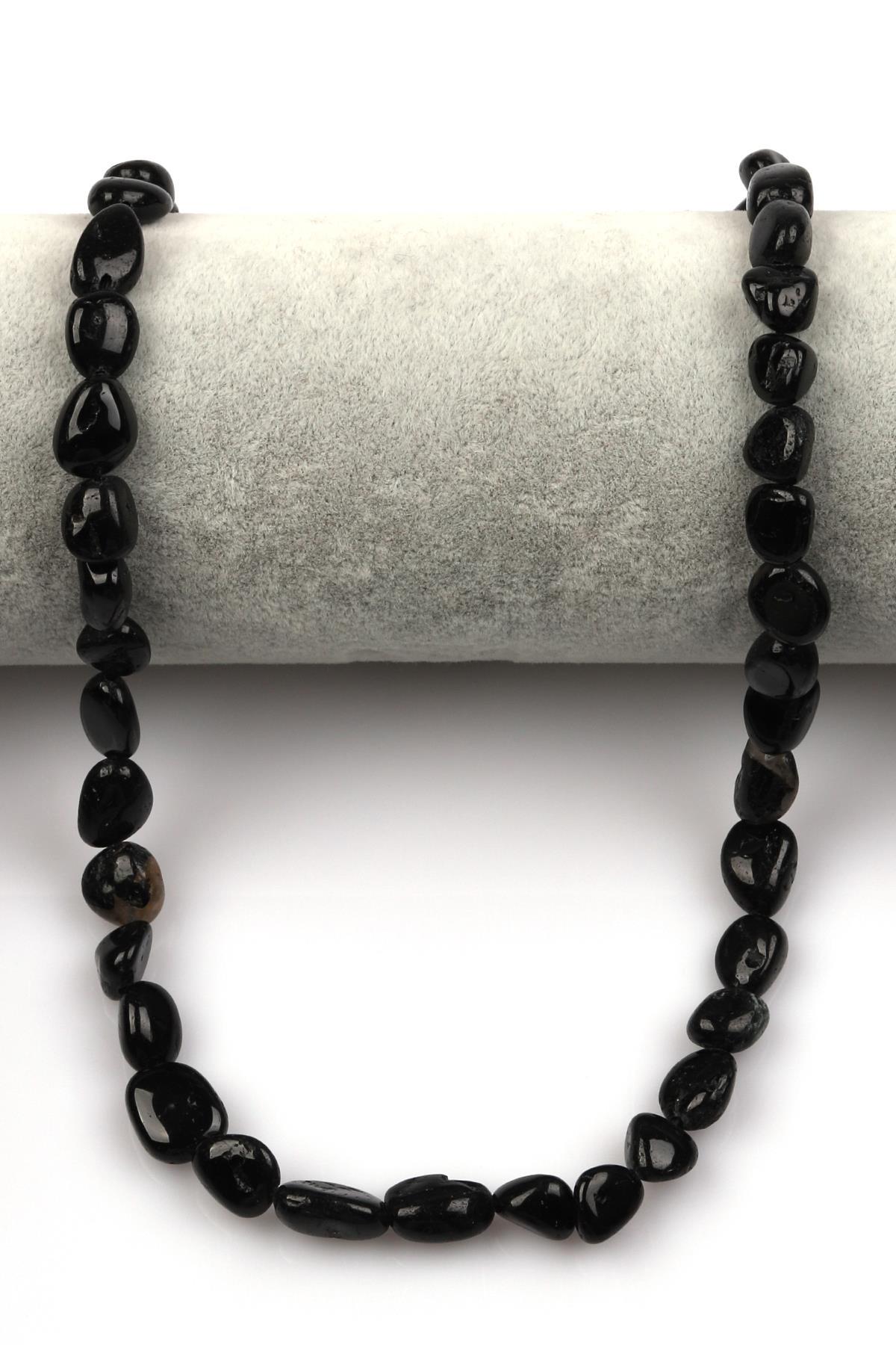 Turmalin Doğal Taş Dizi 8 x 12 mm Mercimek Kesim