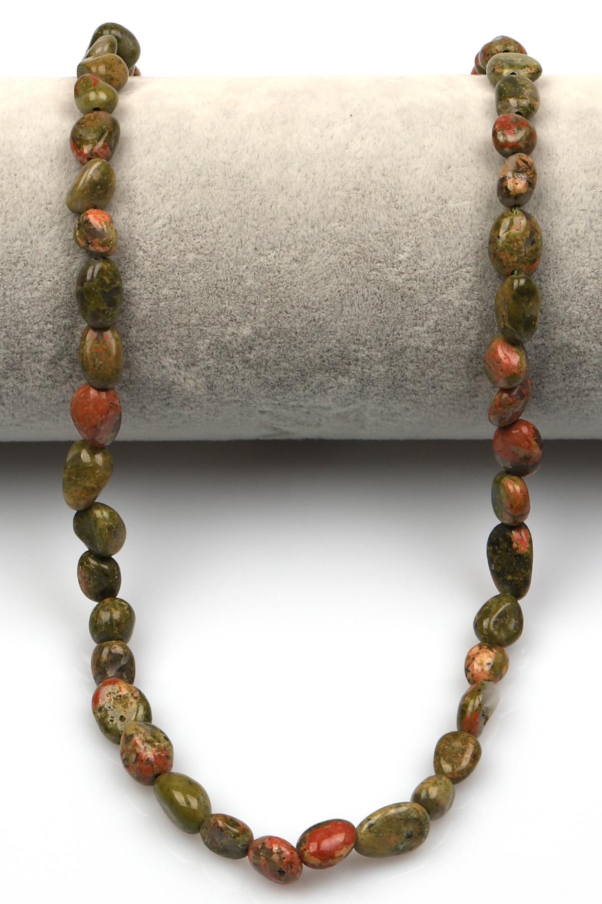 Unakit Doğal Taş Dizi 6 x 8 mm Mercimek Kesim