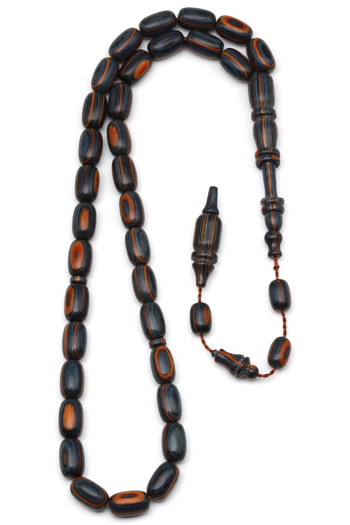 Usta İşçilikli Kafur Ağacı Tesbih 6 x 11 mm Kapsül Kesim