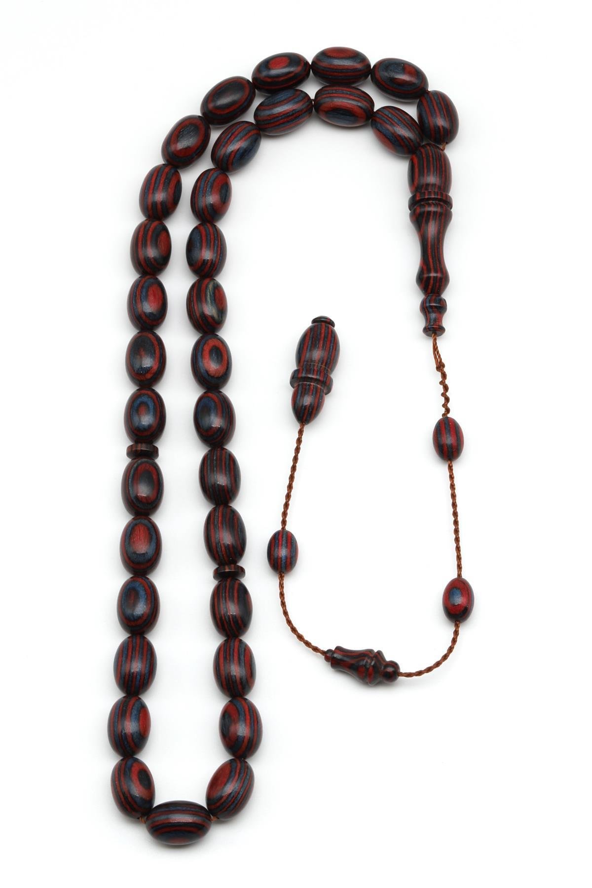 Usta İşçilikli Kafur Ağacı Tesbih 7 x 11 mm Kapsül Kesim