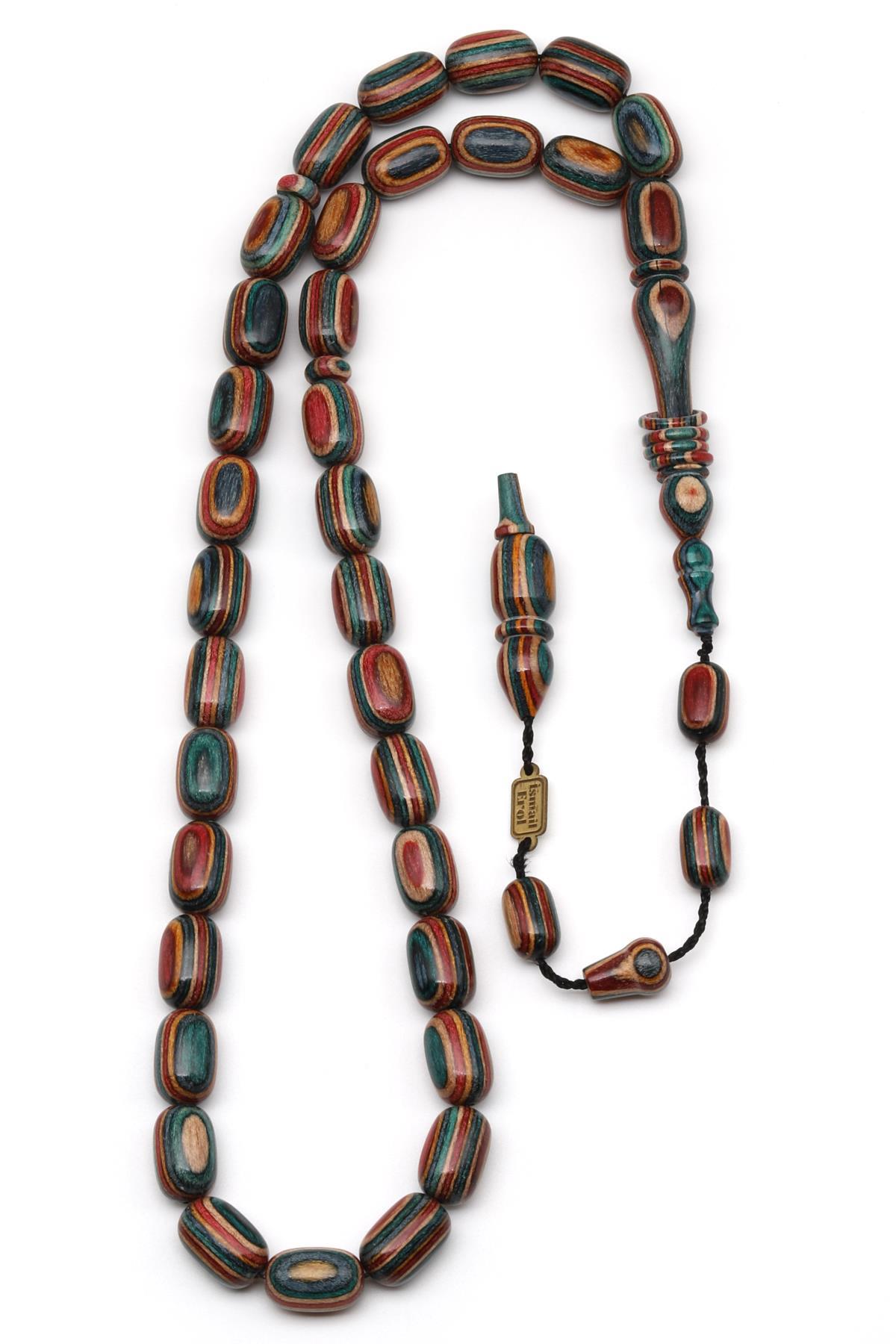 Usta İşçilikli Kafur Ağacı Tesbih 7 x 12 mm Kapsül Kesim