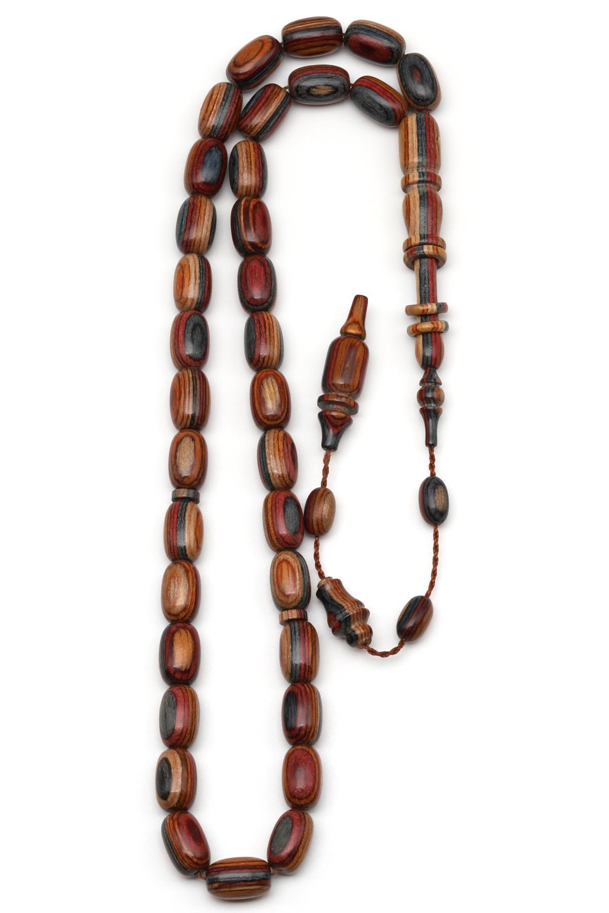 Usta İşçilikli Kafur Ağacı Tesbih 7 x 11 mm Kapsül Kesim