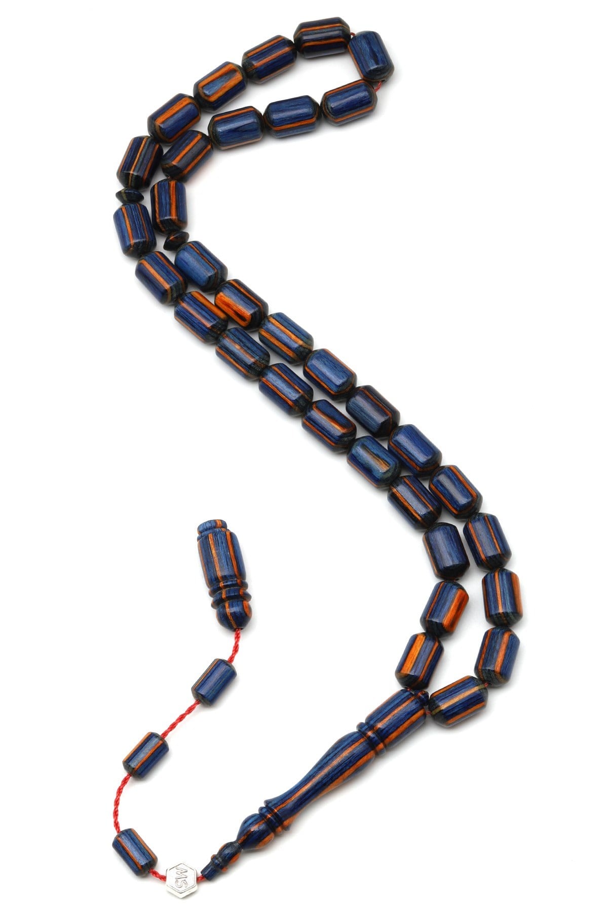 Usta İşçilikli Kafur Ağacı Tesbih 7 x 12 mm Kapsül Kesim - T-1766