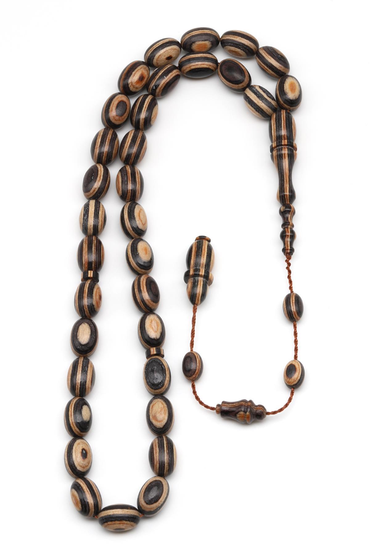 Usta İşçilikli Kafur Ağacı Tesbih 8 x 12 mm Kapsül Kesim