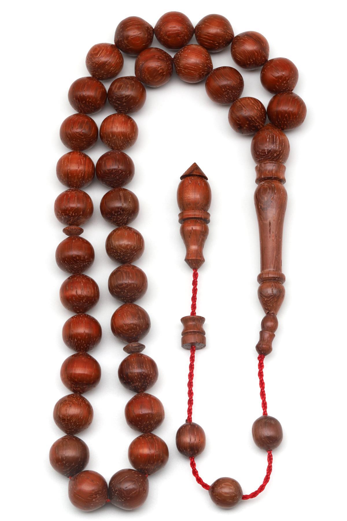 Usta İşçilikli Kan Ağacı Tesbih 10 x 10 mm İstanbul Kesim