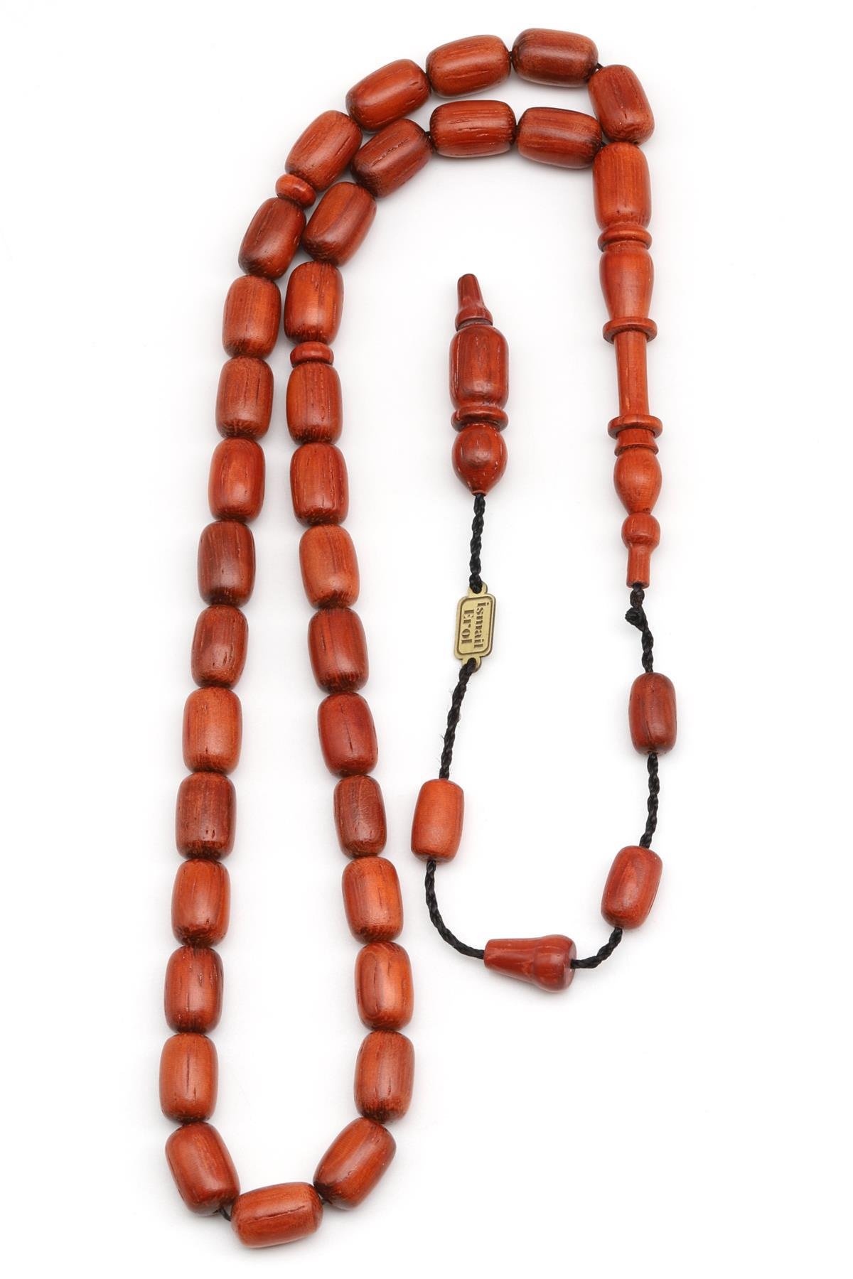 Usta İşçilikli Kan Ağacı Tesbih 7 x 10 Kapsül Kesim