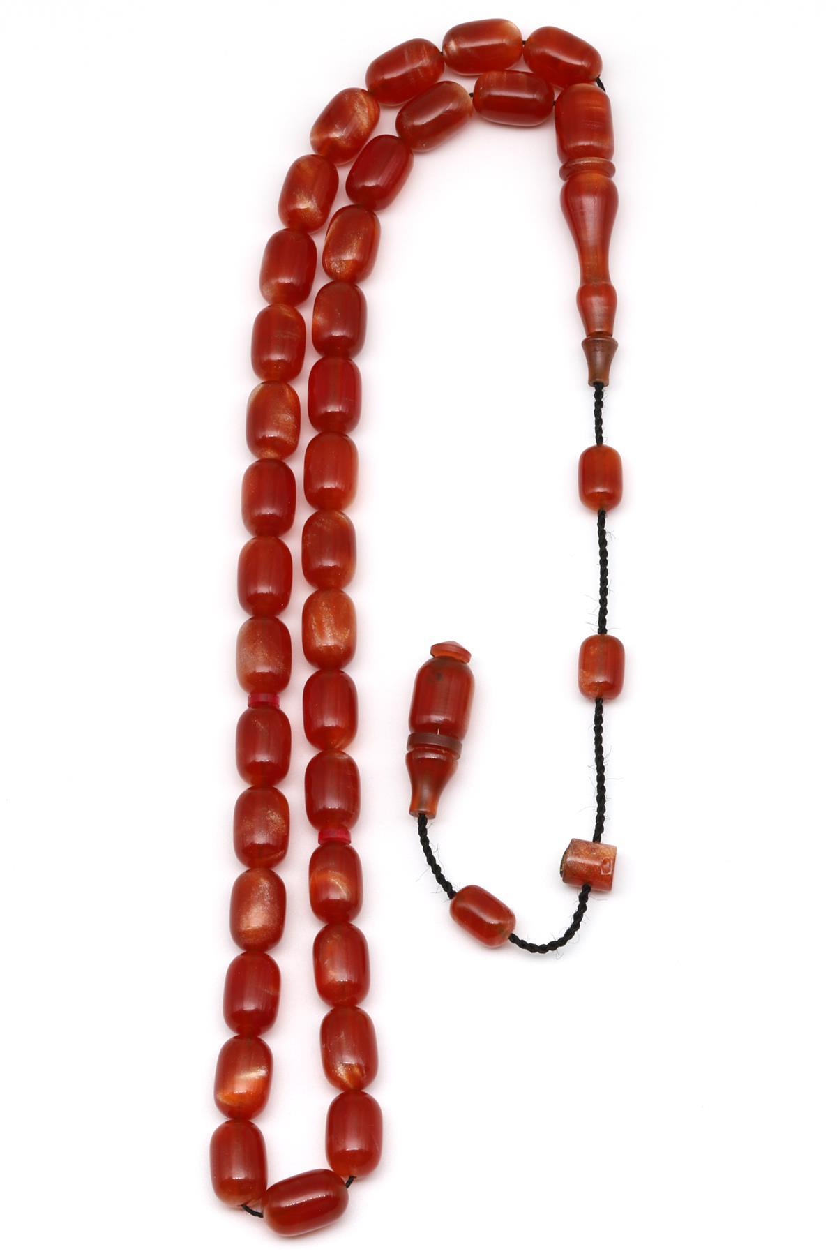 Usta İşçilikli Katalin Tesbih 7 x 10 mm Kapsül Kesim