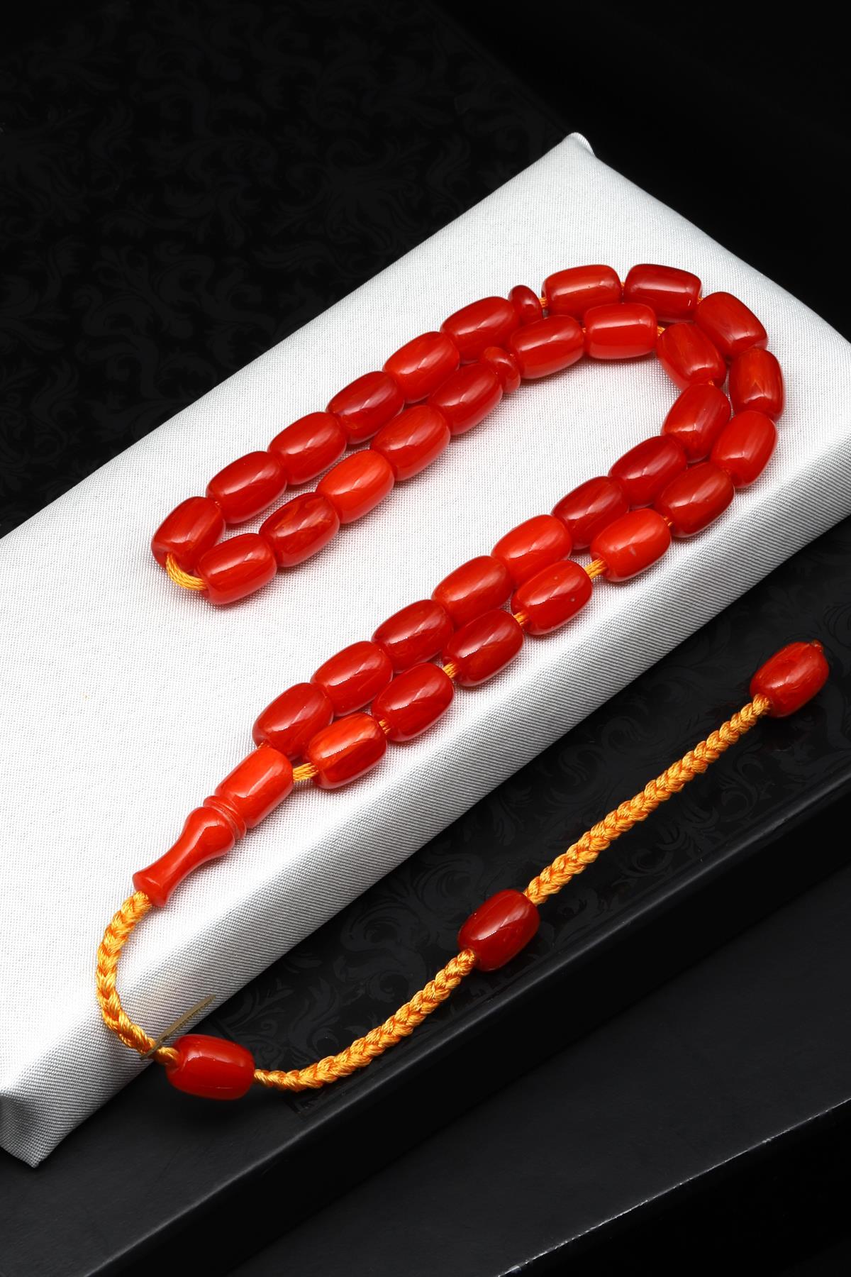 Usta İşçilikli Katalin Tesbih 8 x 11 mm Kapsül Kesim