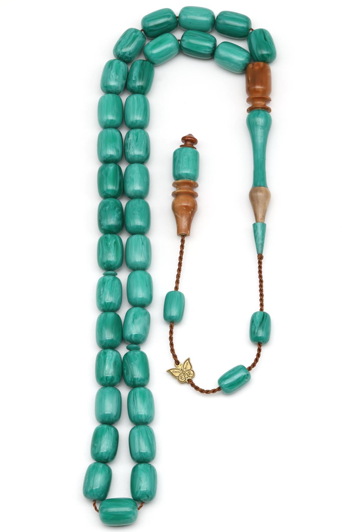 Usta İşçilikli Katalin Tesbih 8 x 12 mm Kapsül Kesim