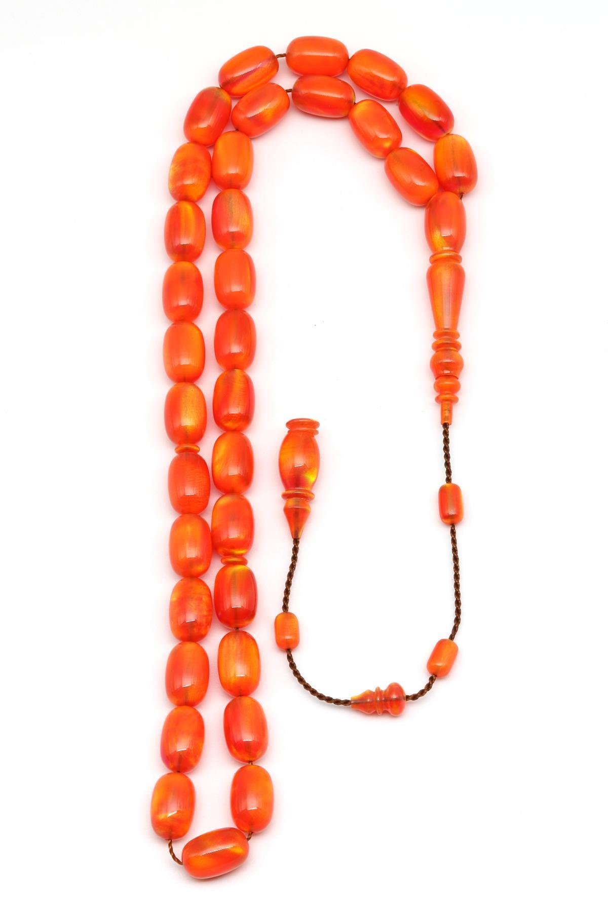 Usta İşçilikli Koleksiyonluk Opal Tesbih 7 x 11 mm Kapsül Kesim