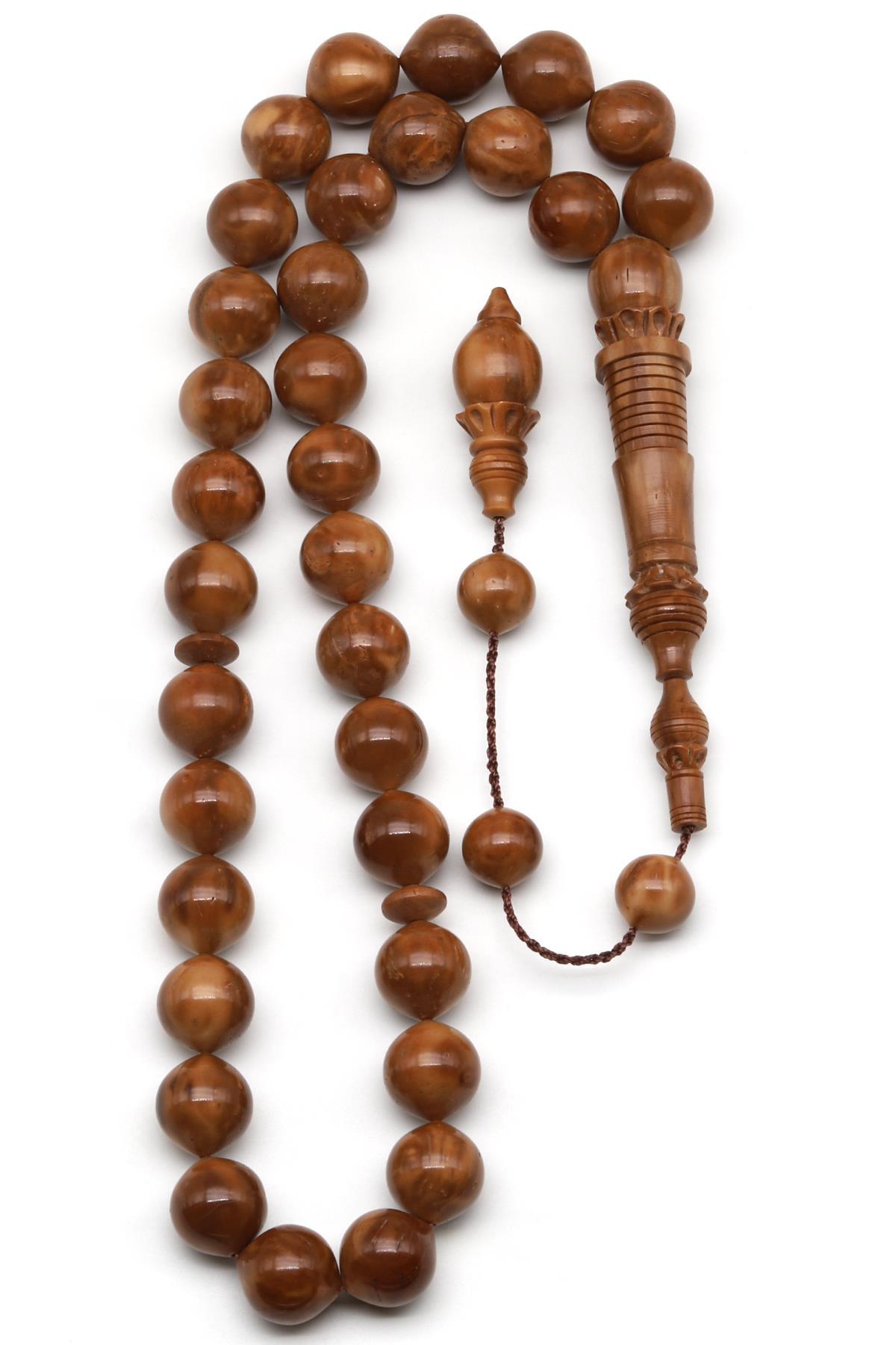 Usta İşçilikli Kuka Ağacı Tesbih 11 x 12 mm İstanbul Kesim