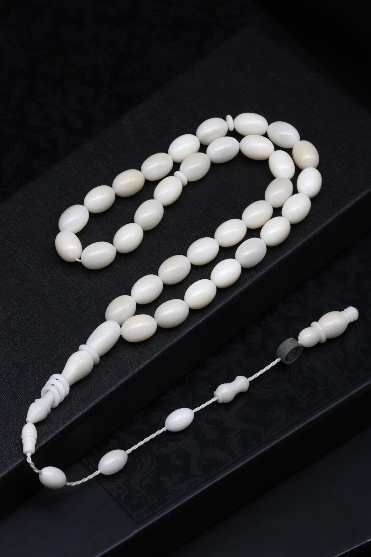 Usta İşçilikli Narçıl Tesbih 7 x 10 mm Arpa Kesim