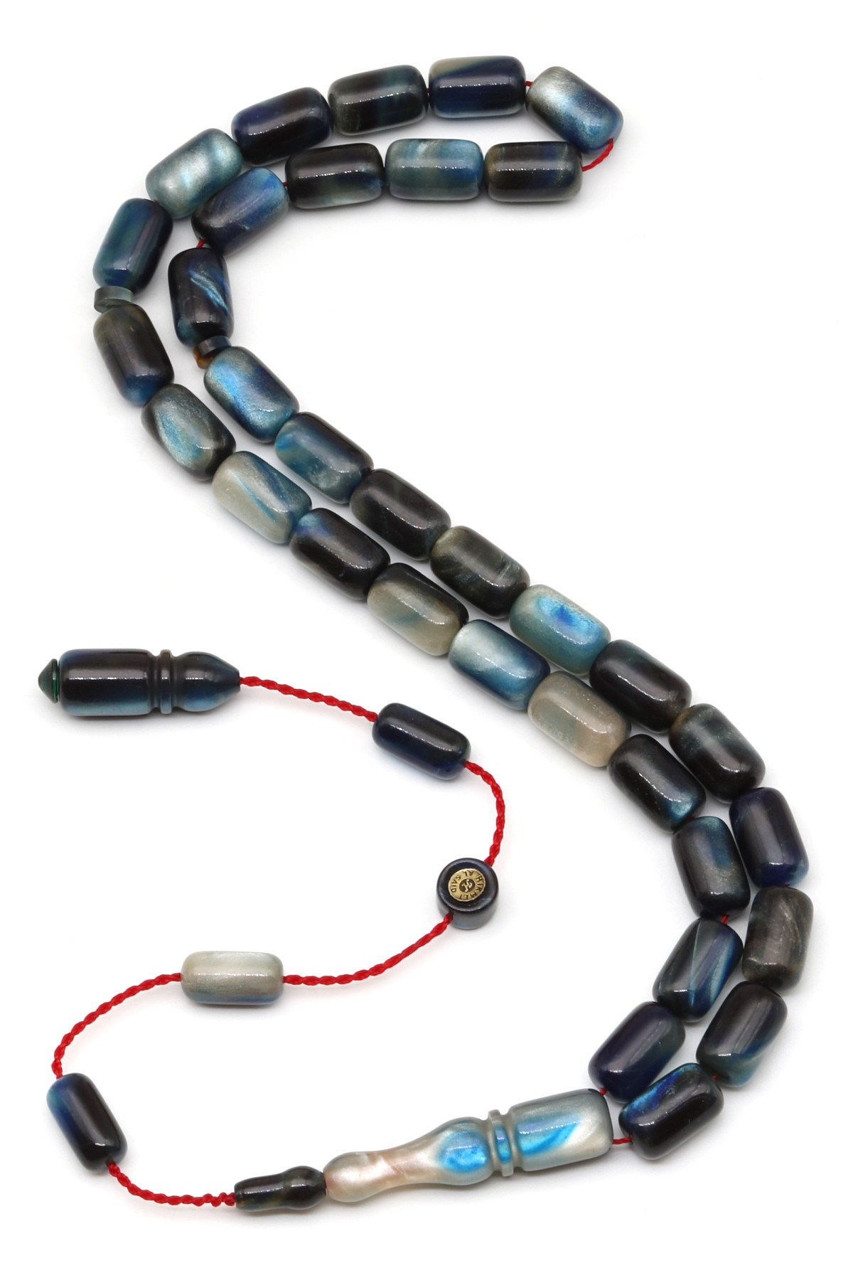 Usta İşçilikli Sıkma Tesbih 6 x 10 mm Kapsül Kesim - T-1620