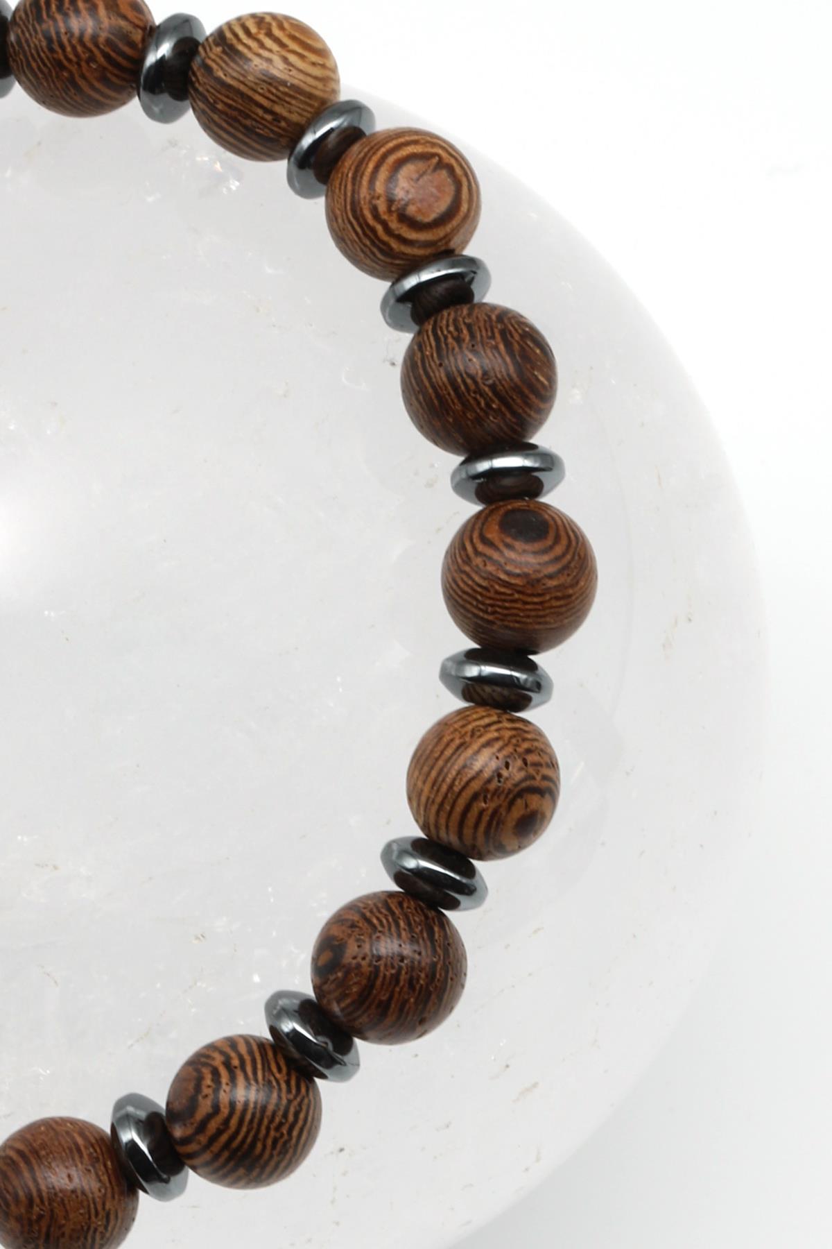 Venge Ağacı Makrome Örme Bileklik