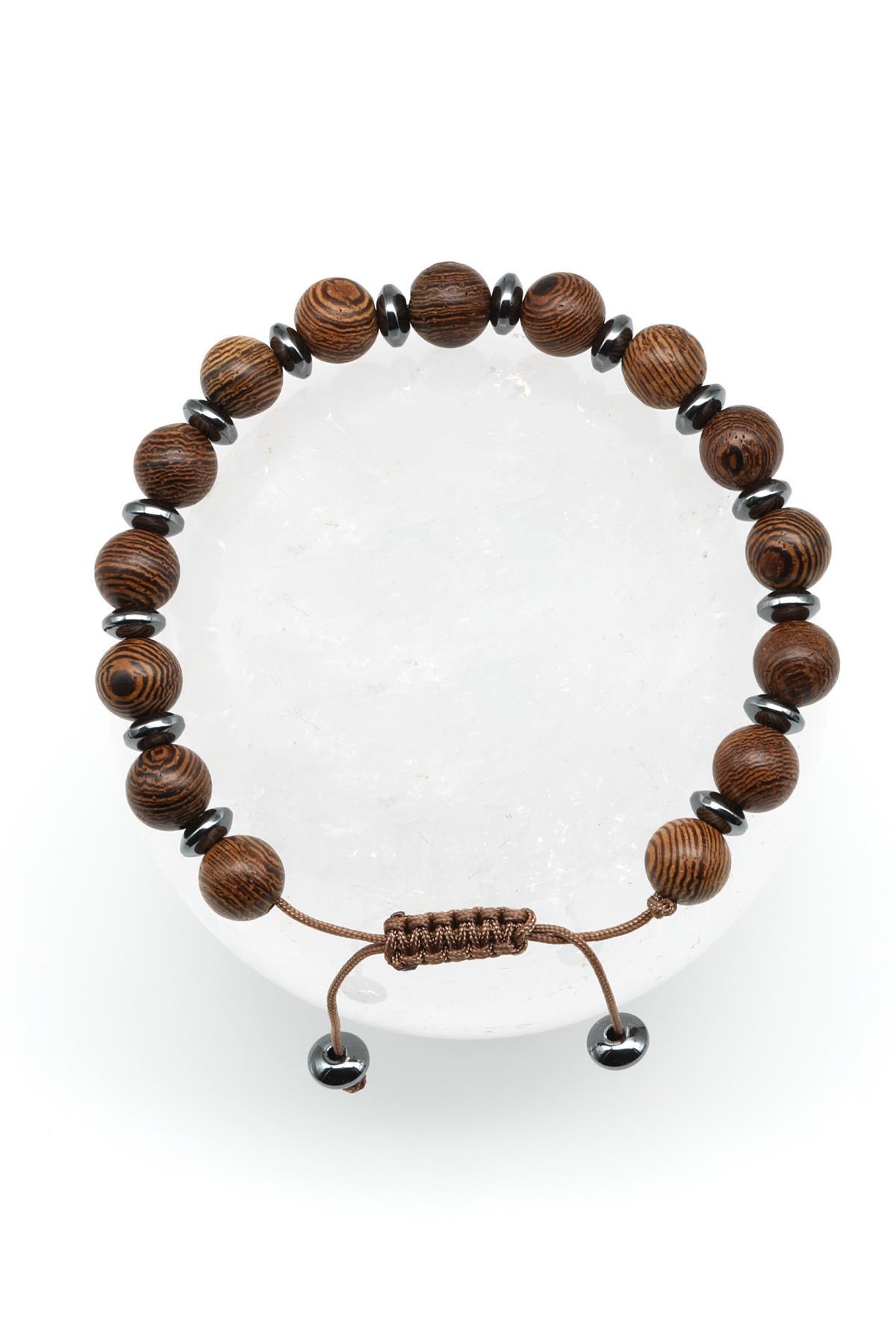 Venge Ağacı Makrome Örme Bileklik