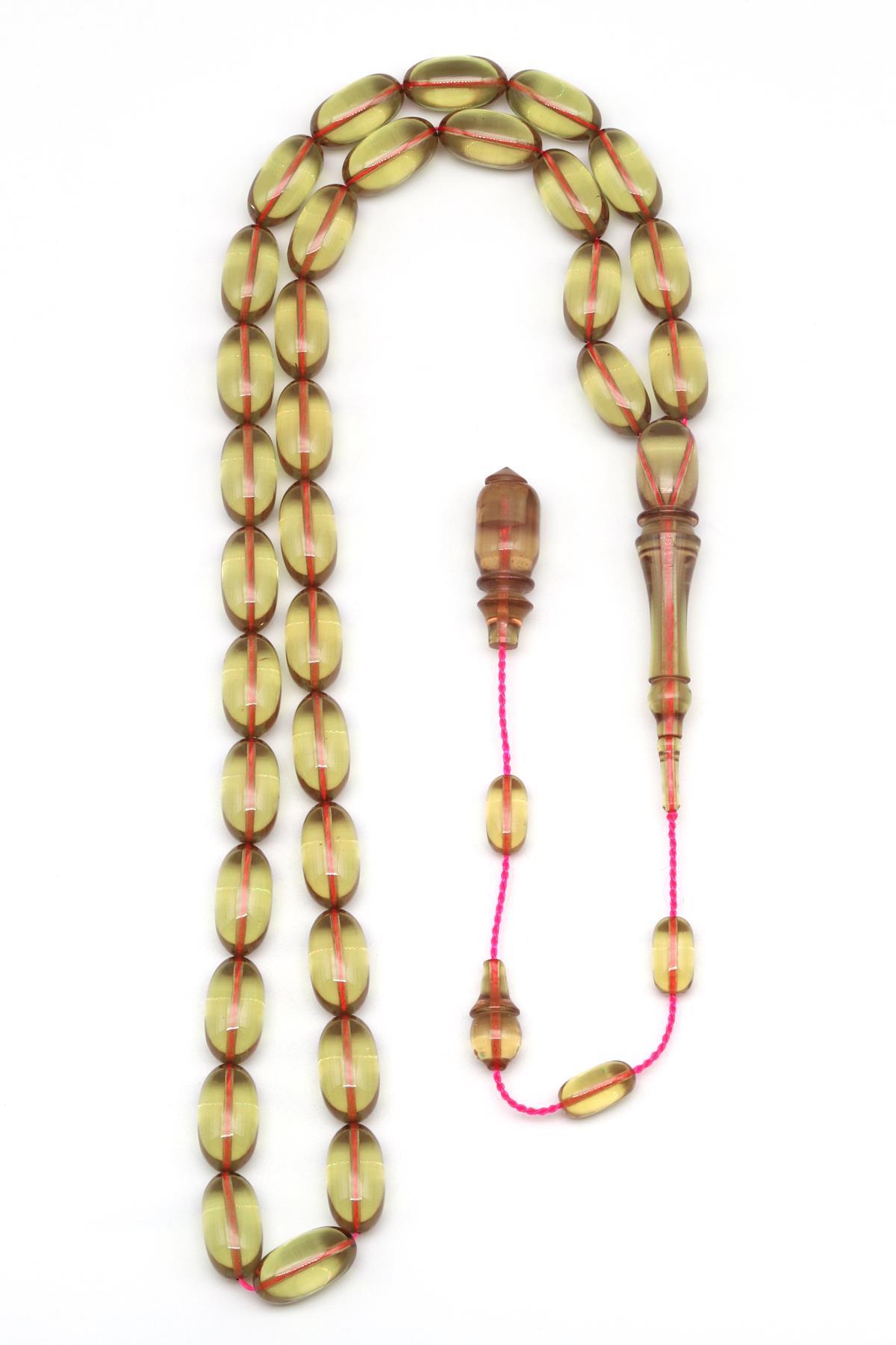 Yeni Blok Zar Tesbih 7 x 12 mm Beyzi Kesim