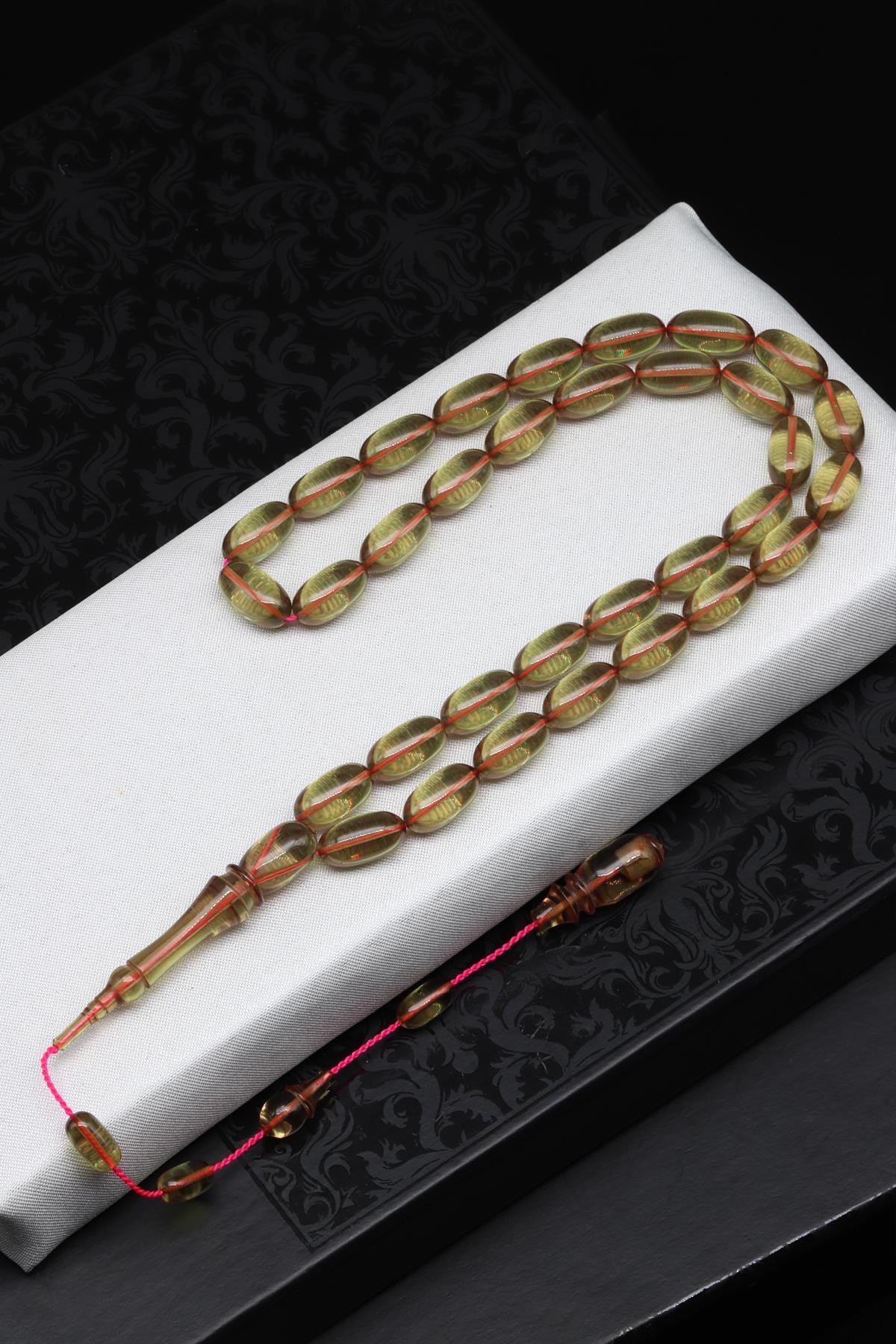 Yeni Blok Zar Tesbih 7 x 12 mm Beyzi Kesim