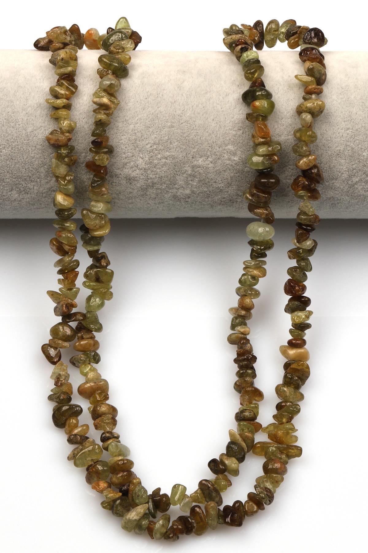 Yeşil Garnet Doğal Taş Kırıktaş Dizi