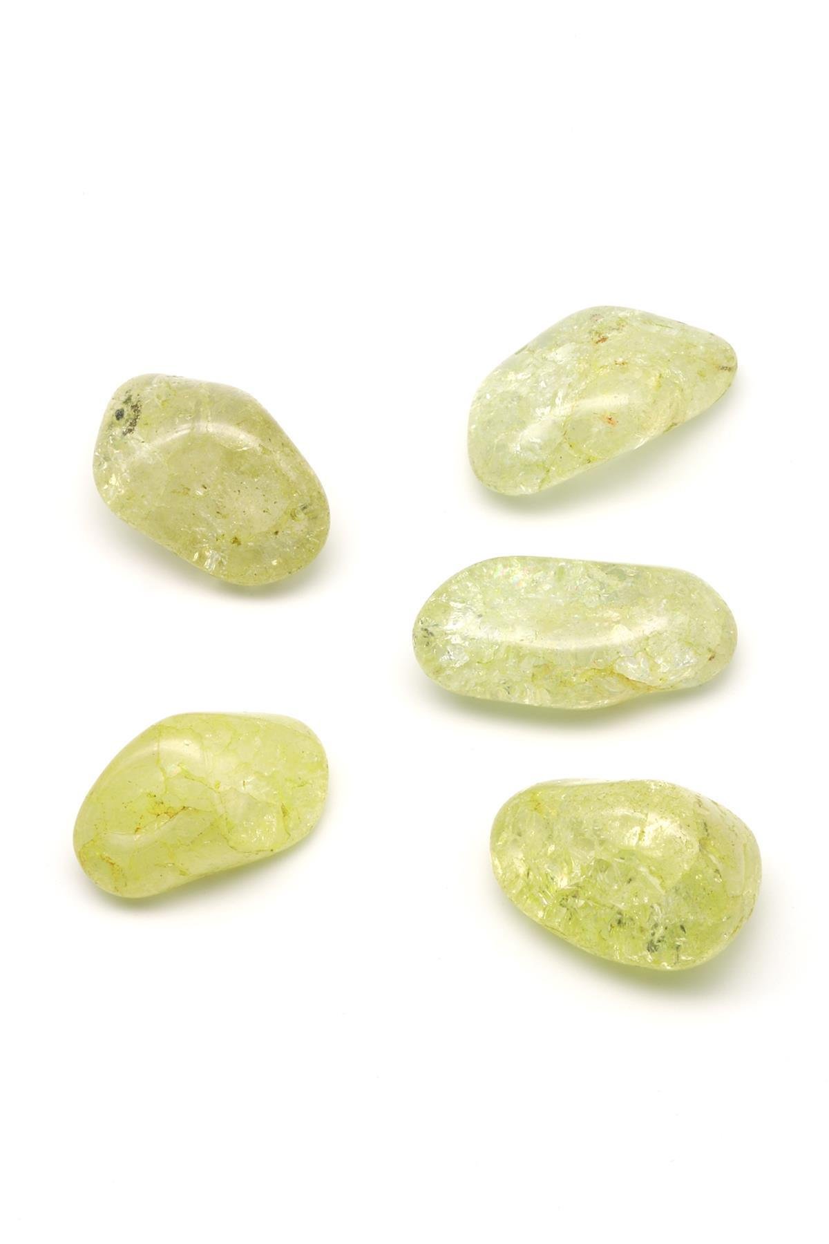 Yeşil Necef Doğal Taş Tamburlanmış Parça - Tımbıl