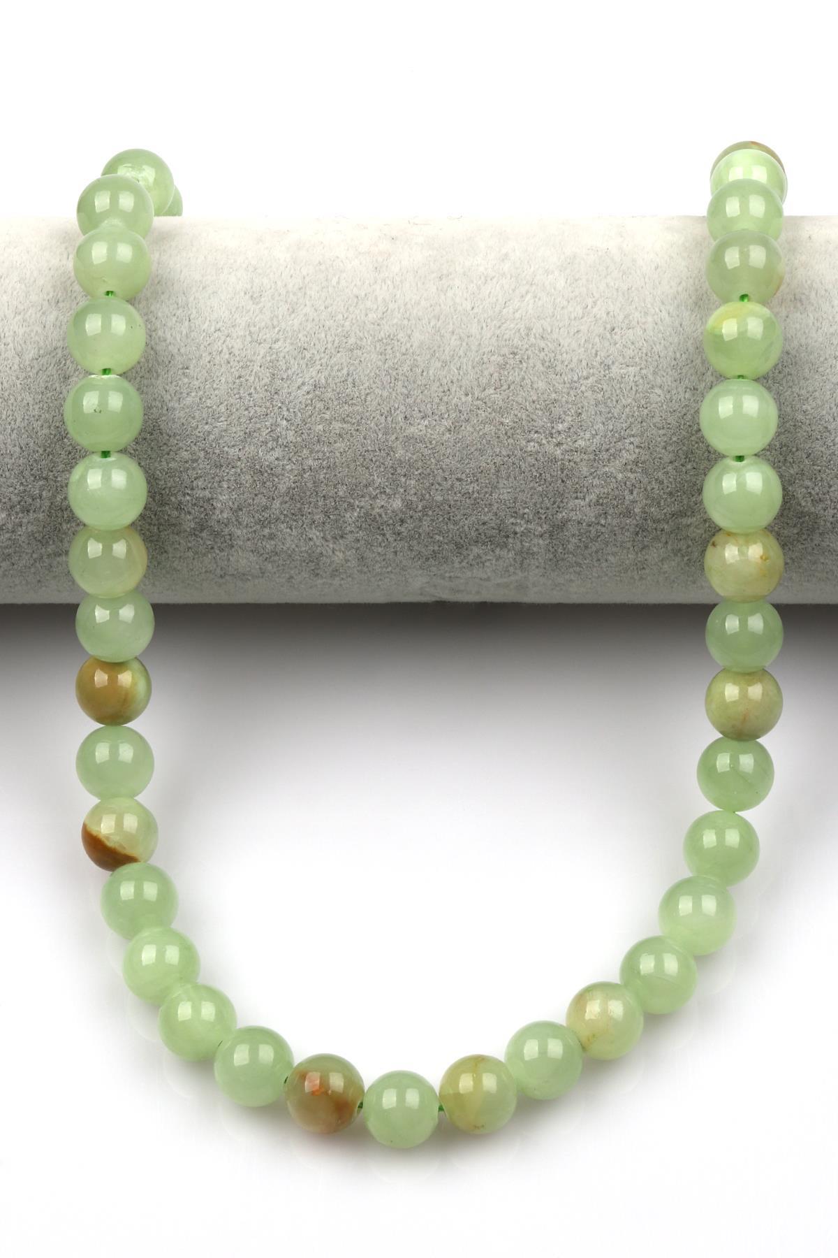 Yeşil Oniks Doğal Taş Dizi 10 mm Küre Kesim