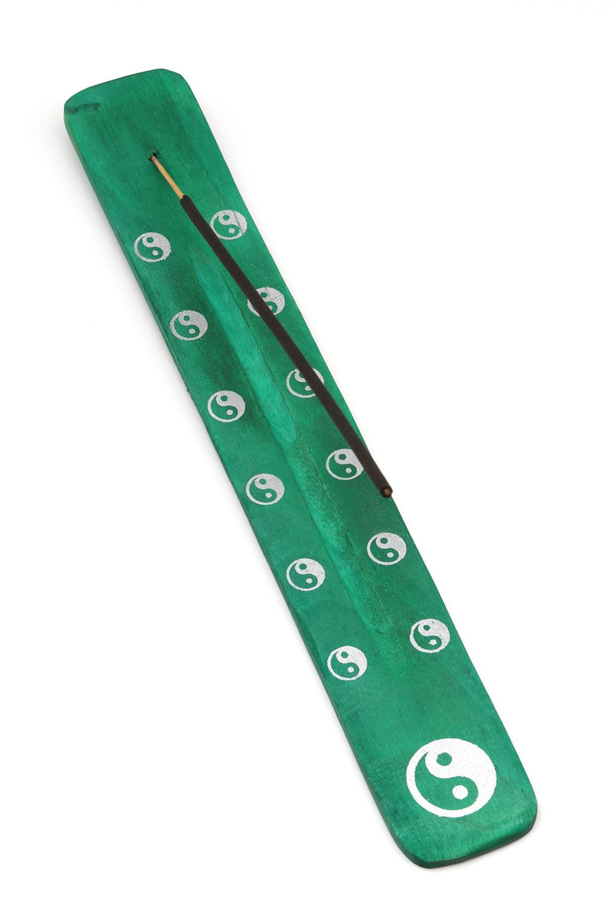 Yeşil Renkli Ahşap Kayık Tütsülük