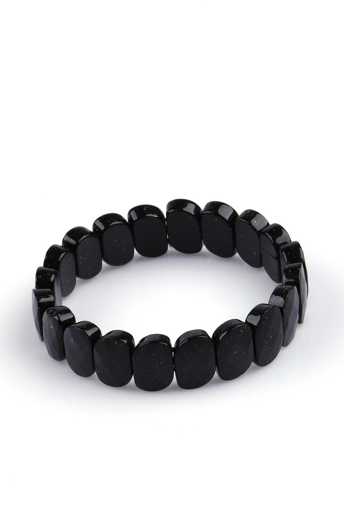 Yeşil Yıldız Taşı Bileklik 10 x 15 mm Özel Kesim