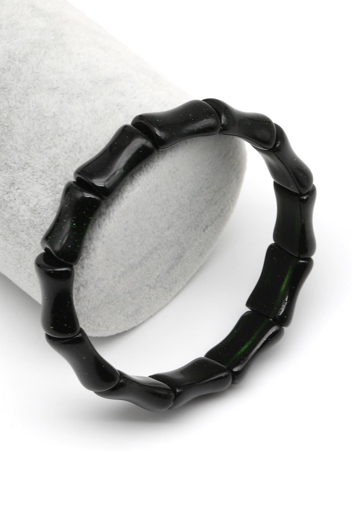 Yeşil Yıldız Taşı Bileklik 10 x 16 mm Özel Kesim