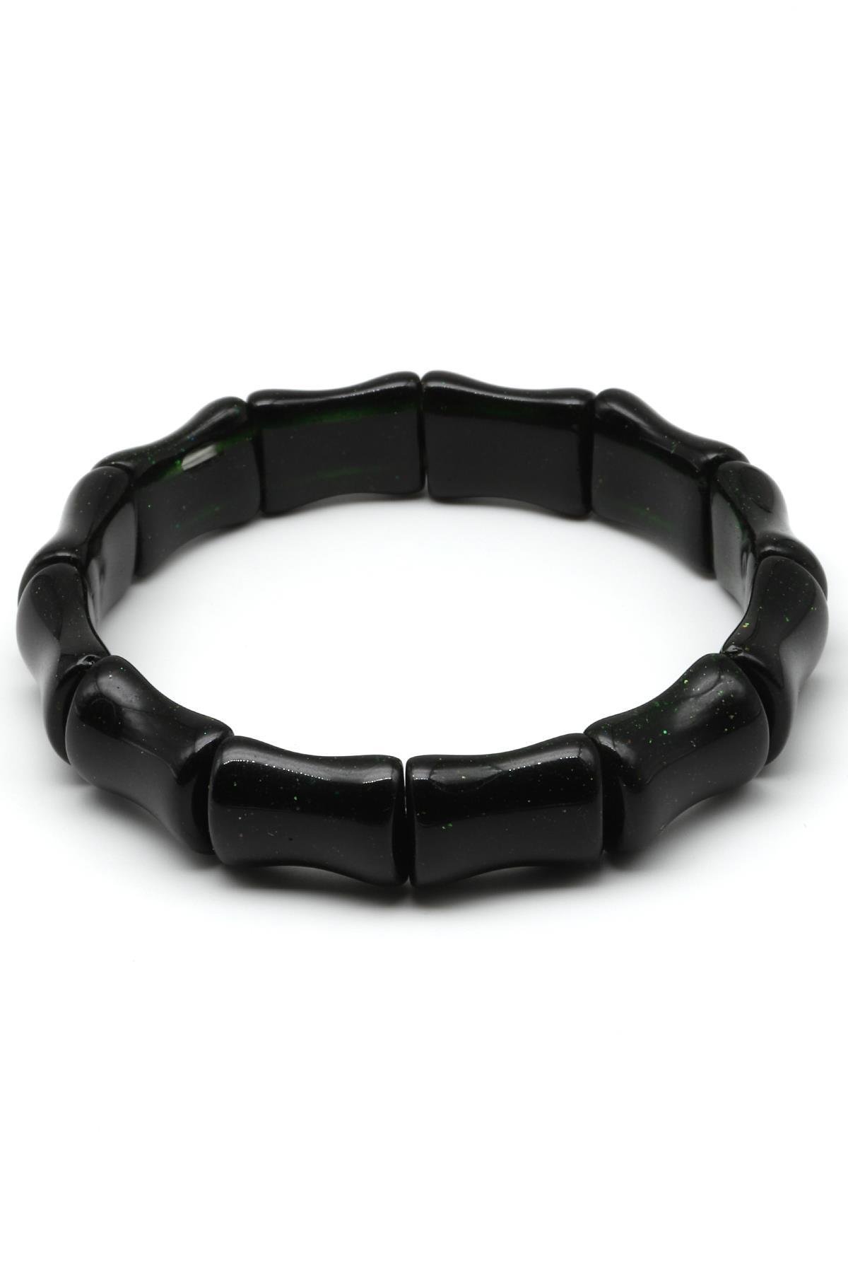 Yeşil Yıldız Taşı Bileklik 10 x 16 mm Özel Kesim