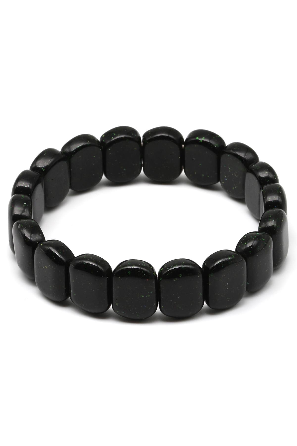 Yeşil Yıldız Taşı Bileklik 9 x 13 mm Özel Kesim