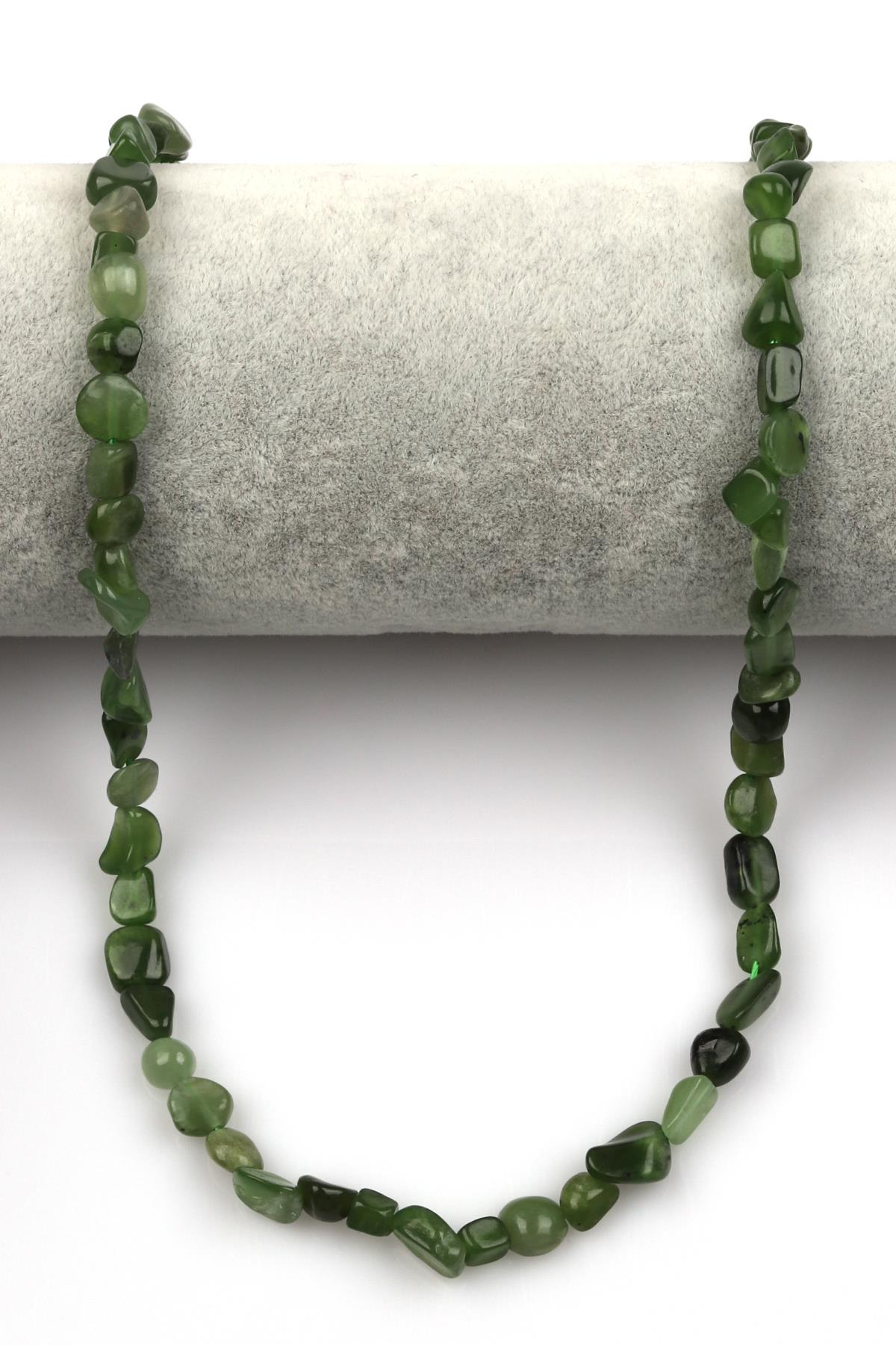 Yeşim Doğal Taş Dizi 6 x 7 mm Mercimek Kesim