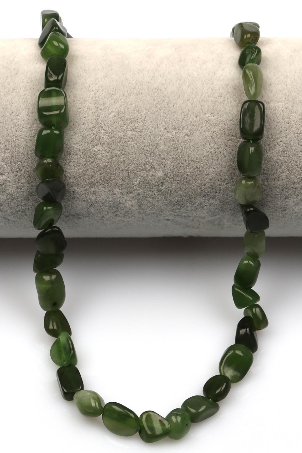 Yeşim Doğal Taş Dizi 6 x 8 mm Mercimek Kesim