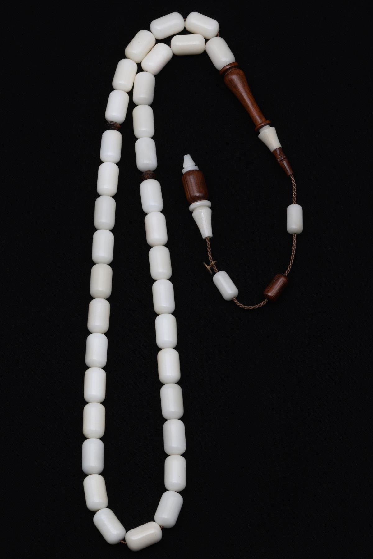 Yılan-Narçıl Ağacı Tesbih 6 x 11 mm Kapsül Kesim