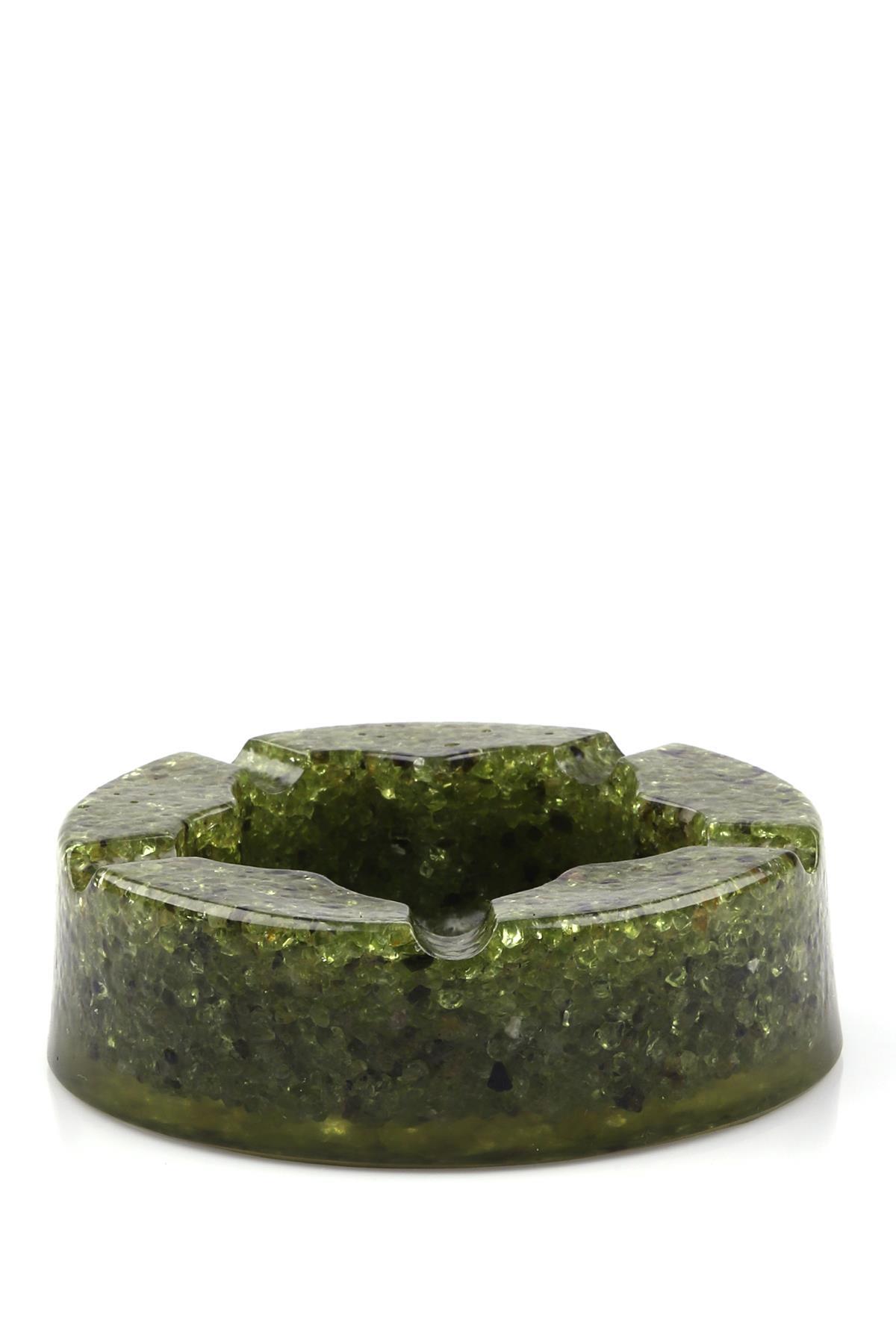 Zebercet Doğal Taş Orgonit Kül Tablası