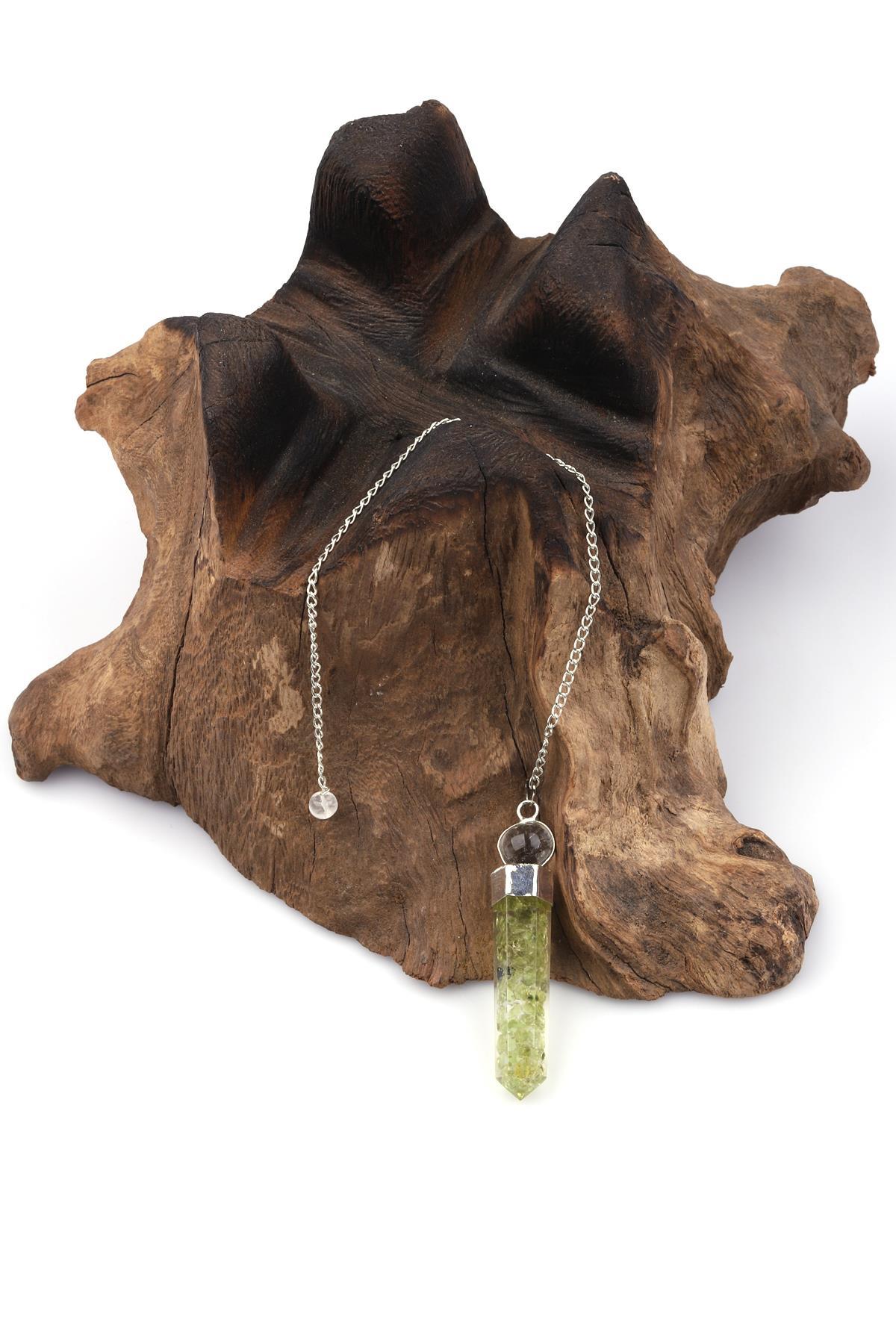 Zebercet Doğal Taş Orgonit Pandül