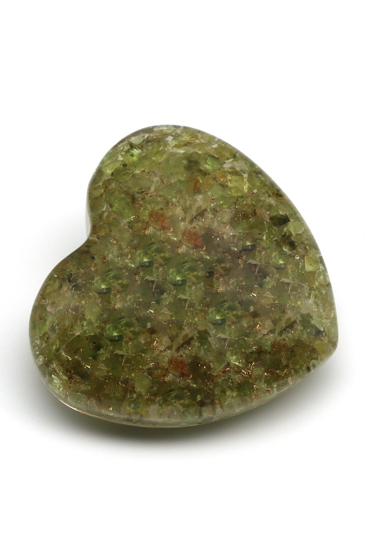 Zebercet Taşından Orgonit Kalp