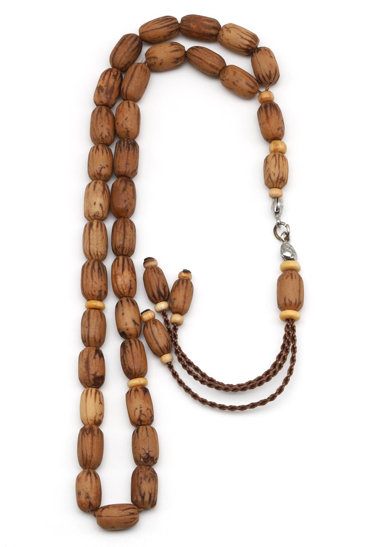 Zeytin Çekirdeği Tesbih 6 x 10 mm Kapsül Kesim