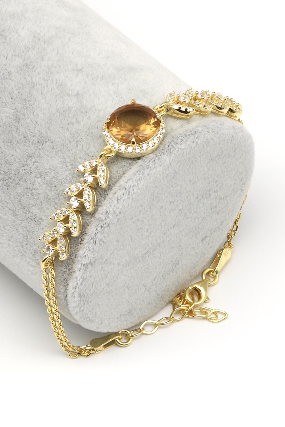 Zultanit 925 Ayar Gümüş Bileklik 