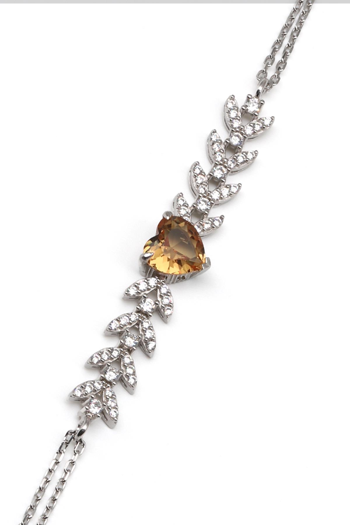 Zultanit 925 Ayar Gümüş Bileklik 