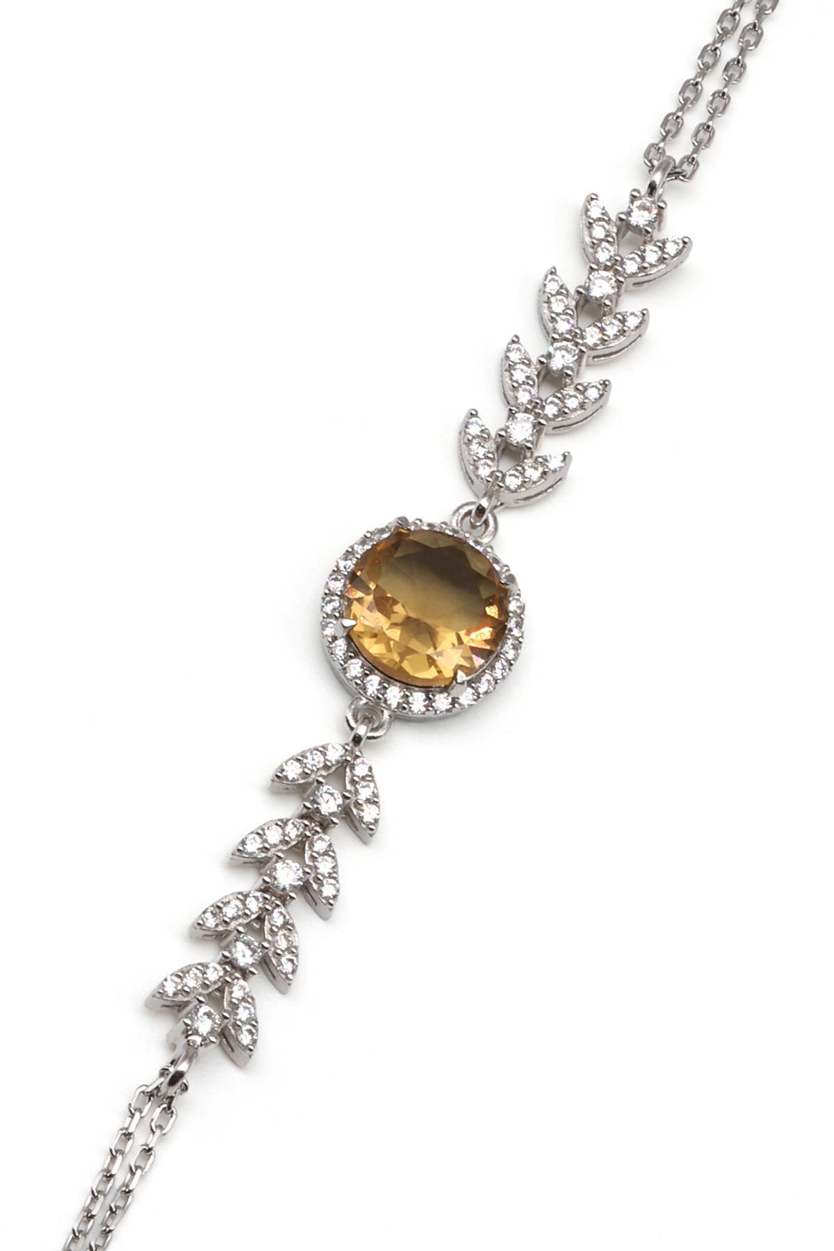 Zultanit 925 Ayar Gümüş Bileklik 