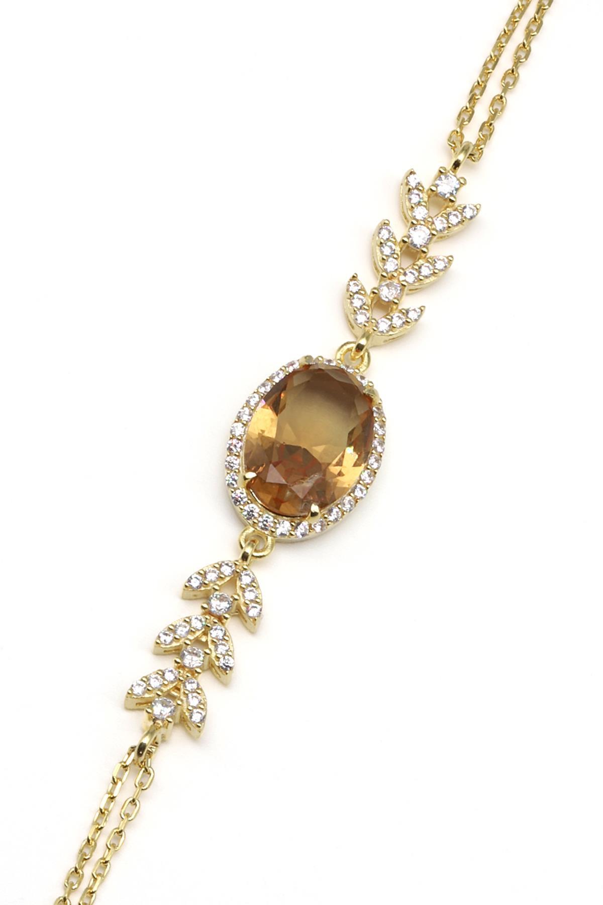 Zultanit 925 Ayar Gümüş Bileklik 