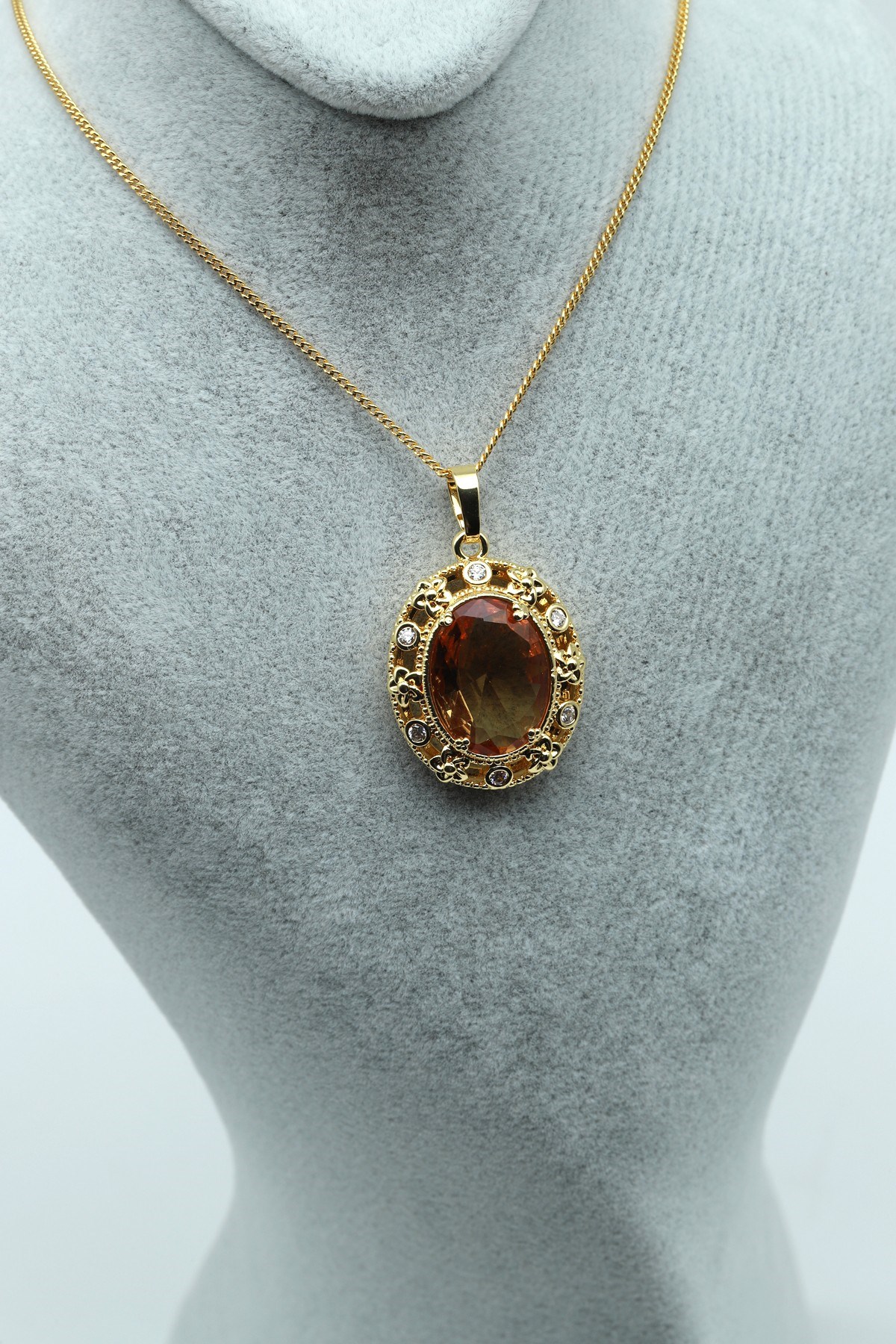 Zultanit Gold Renkli Kolye - KLY-1668