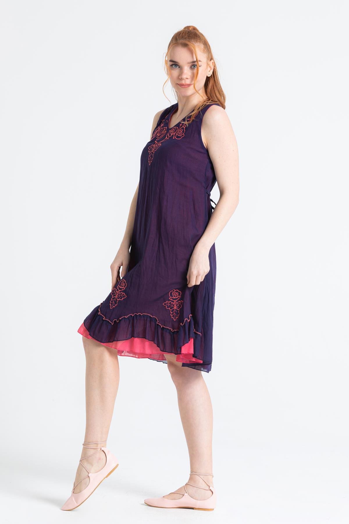 Jülide Elbise Mor Mor