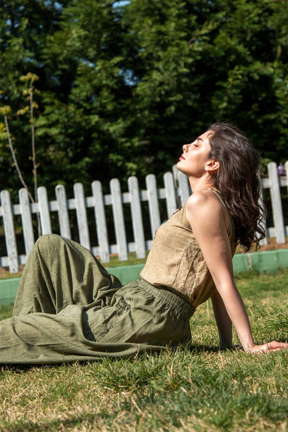 Kolsuz Poplin Zeyno Bluz Toprak Tprk