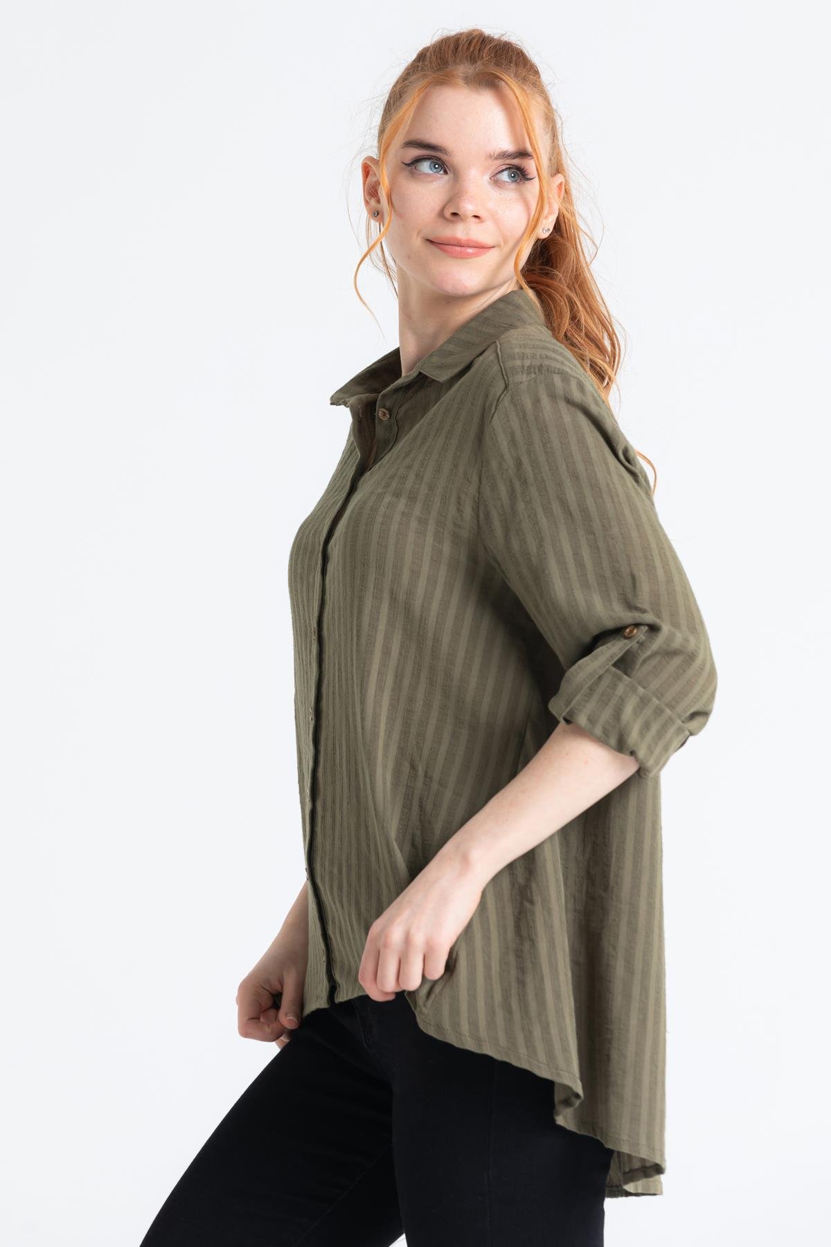 Peyker Gömlek Haki Hk