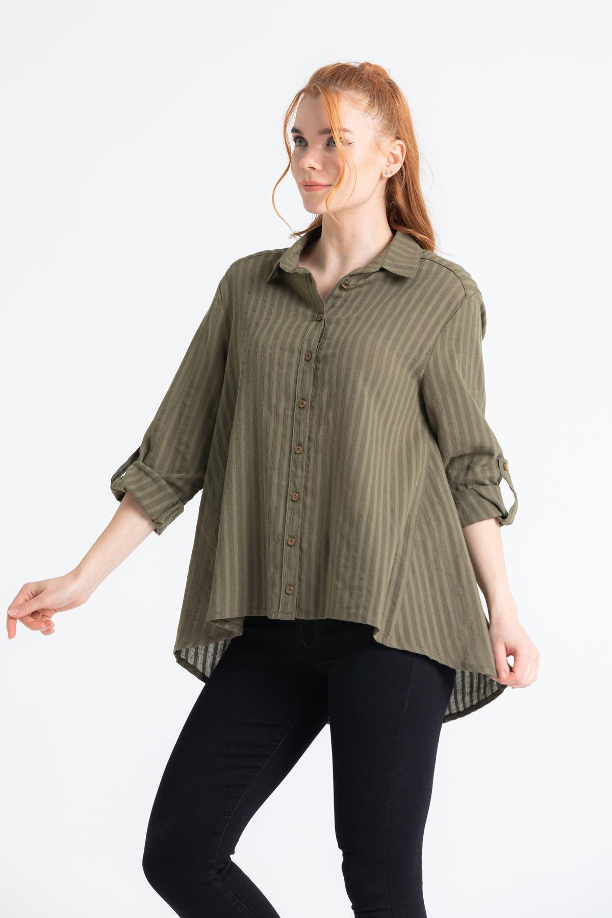 Peyker Gömlek Haki Hk