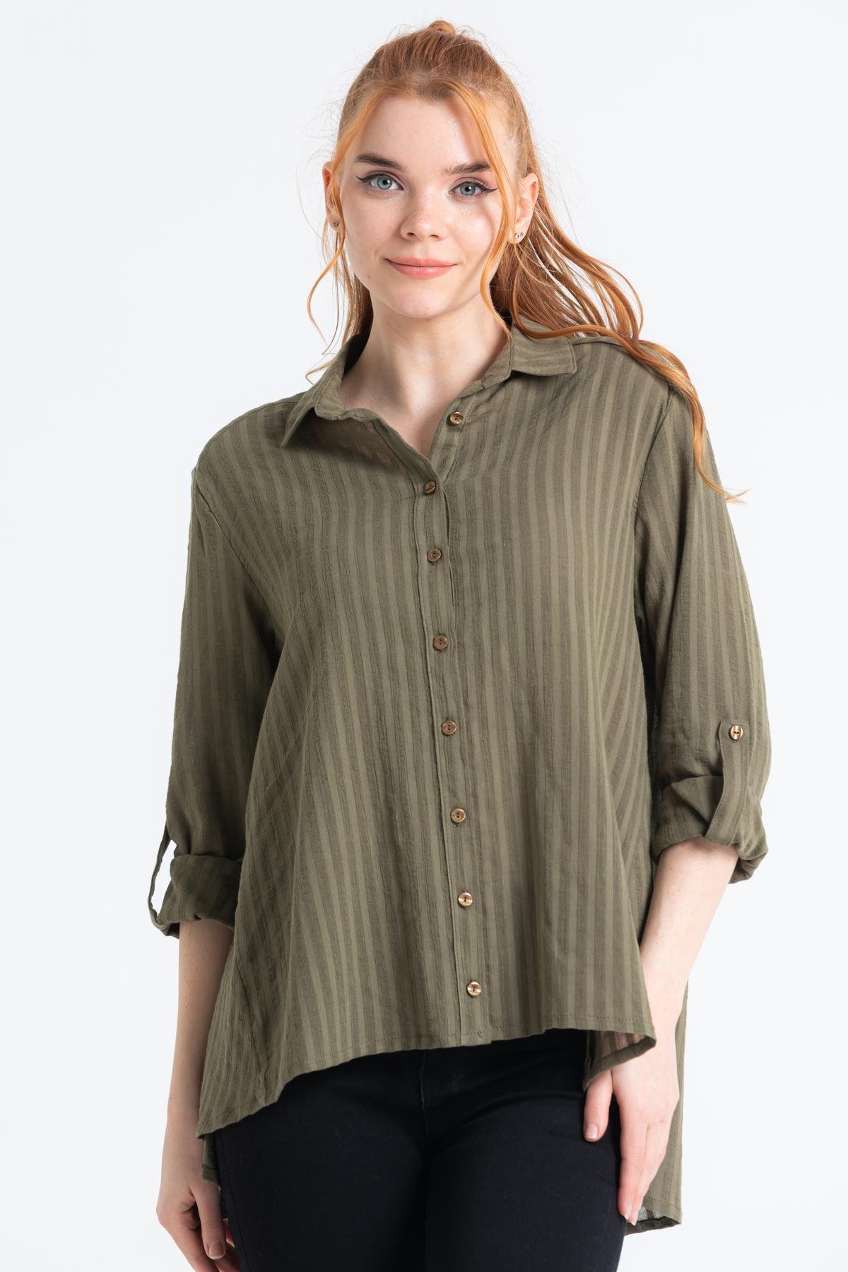 Peyker Gömlek Haki Hk