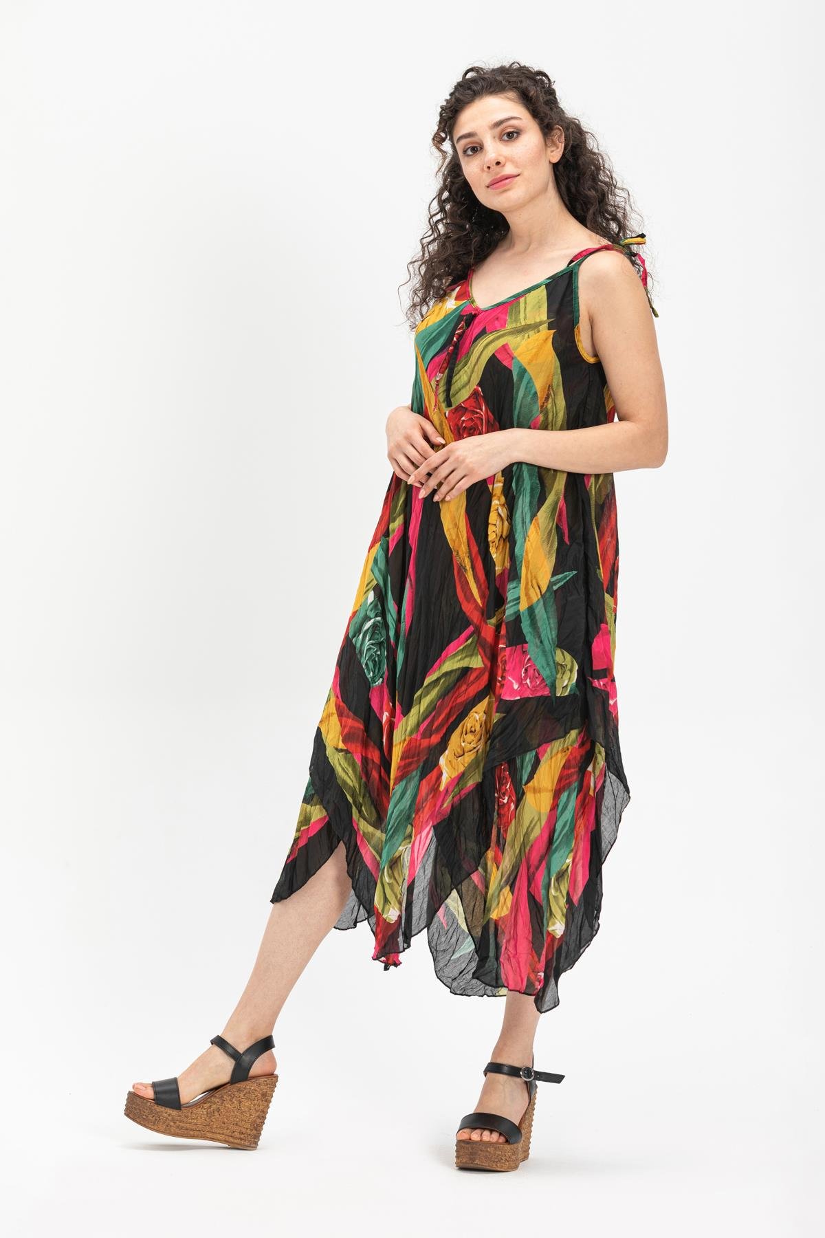 Toptan Afrodit Elbise Siyah