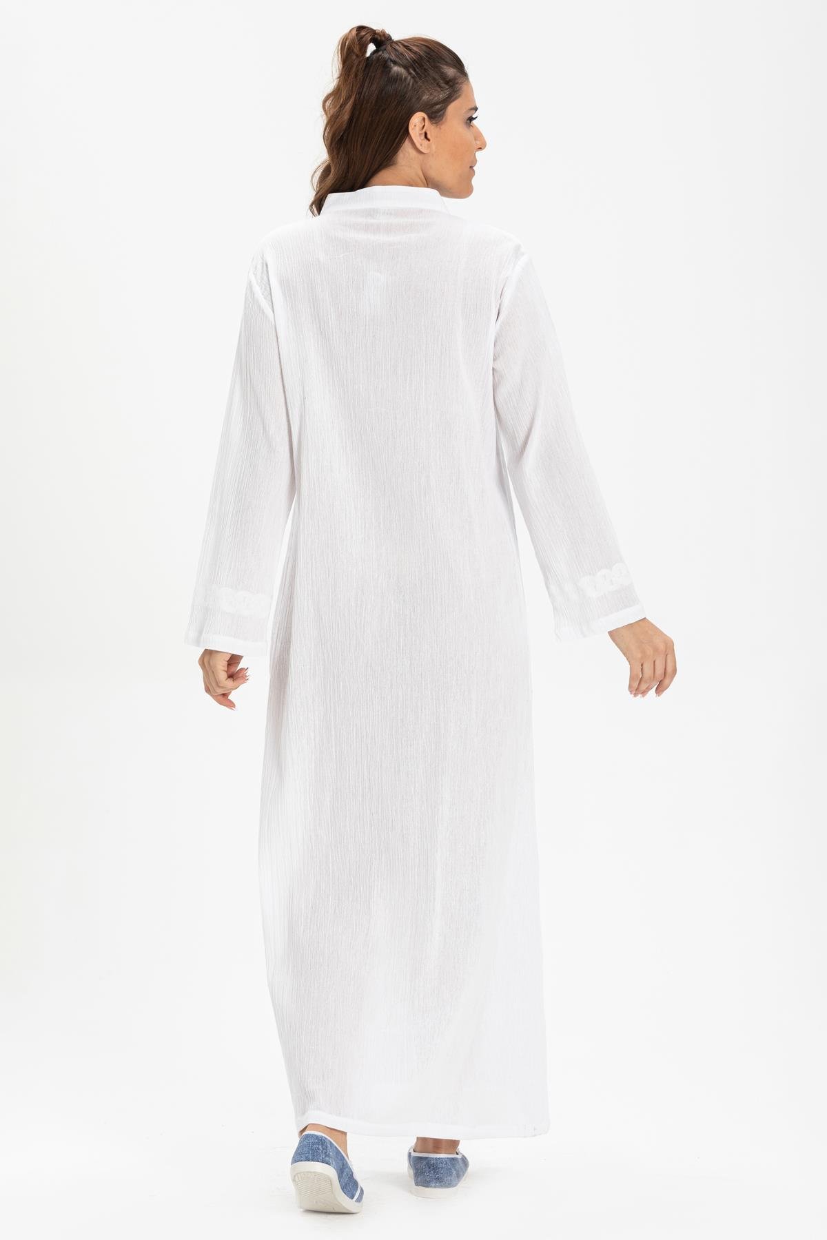 Toptan Cemre Şile Bezi Ferace Beyaz