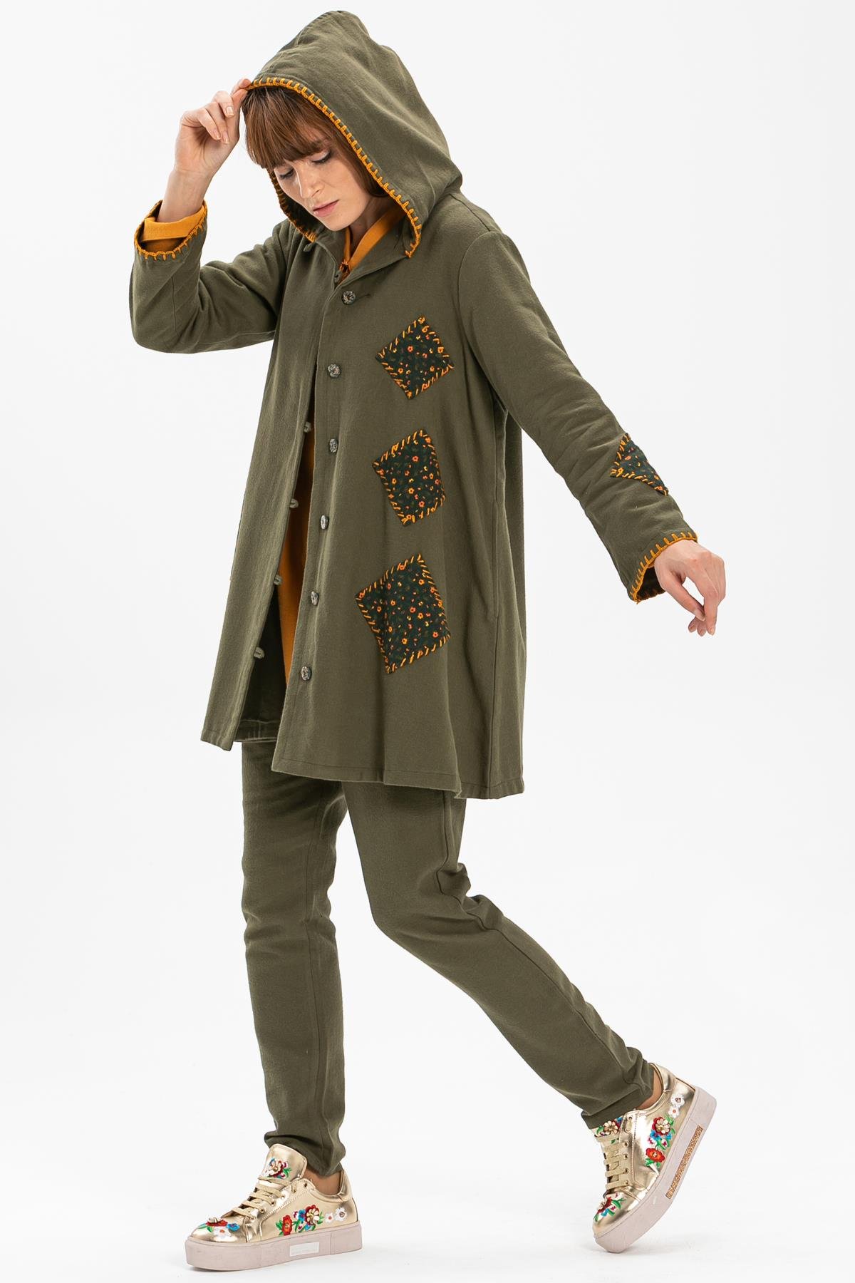 Toptan Eylem Pazen Ceket Haki