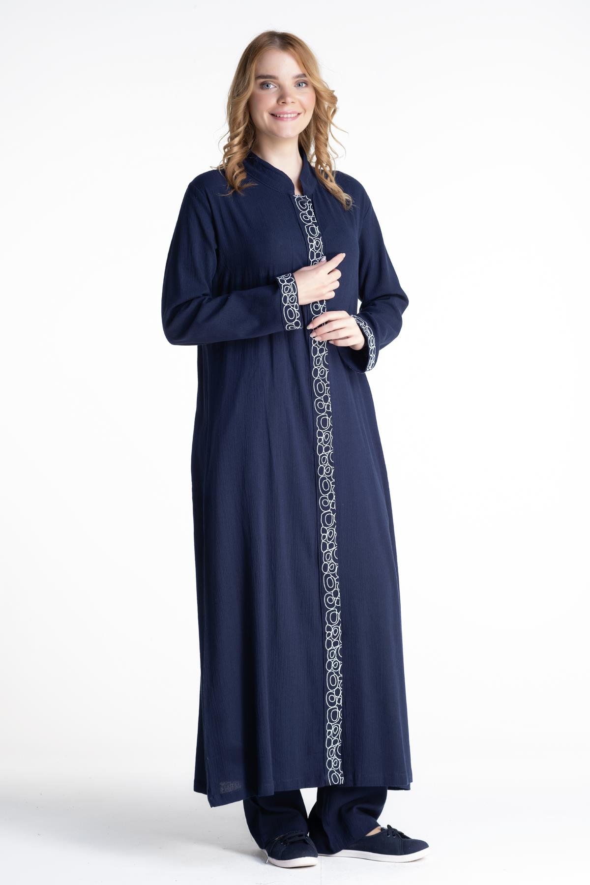 Toptan Halkalı Takım Ferace Lacivert